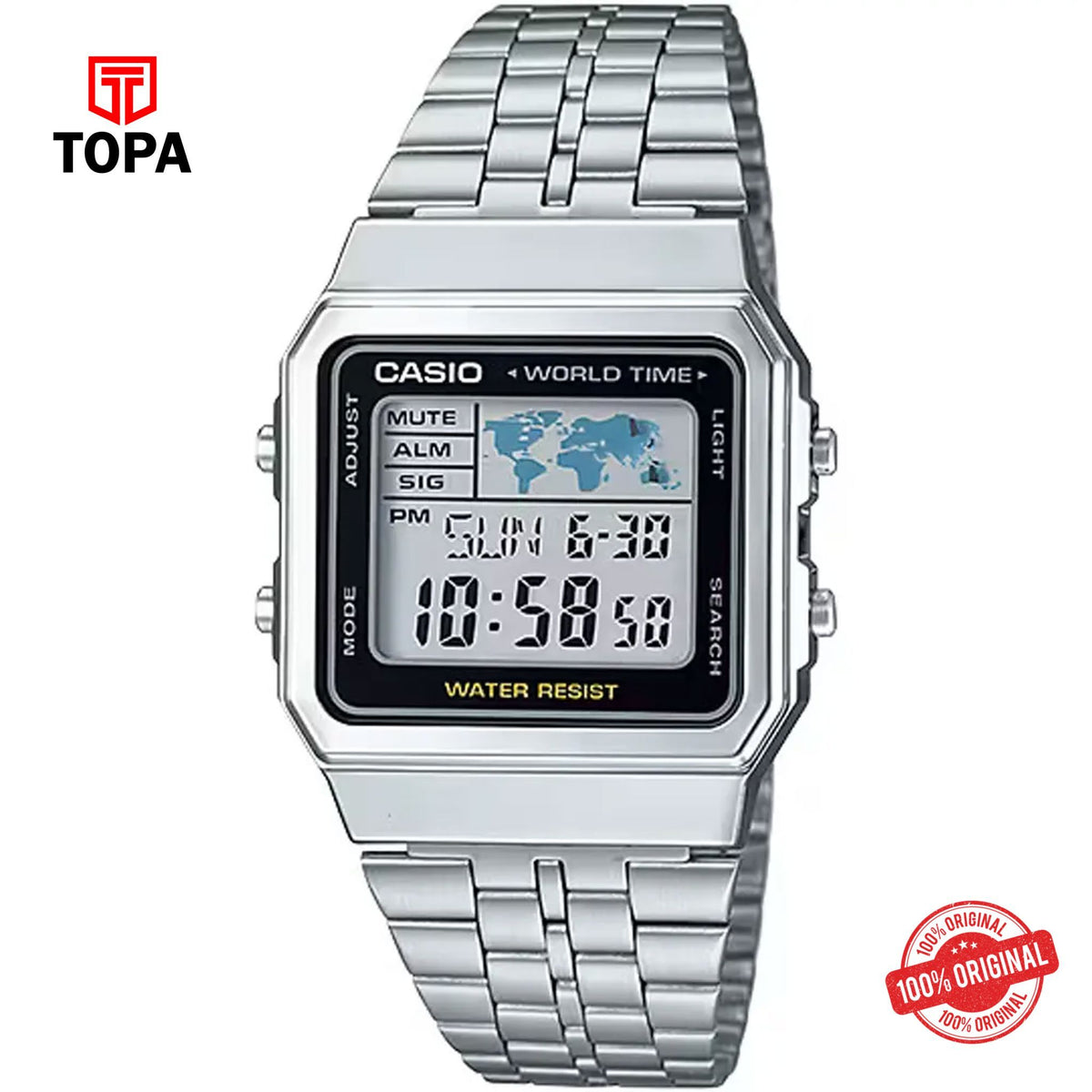 Casio A-500WA-1D Quartz Analog Men's Watch