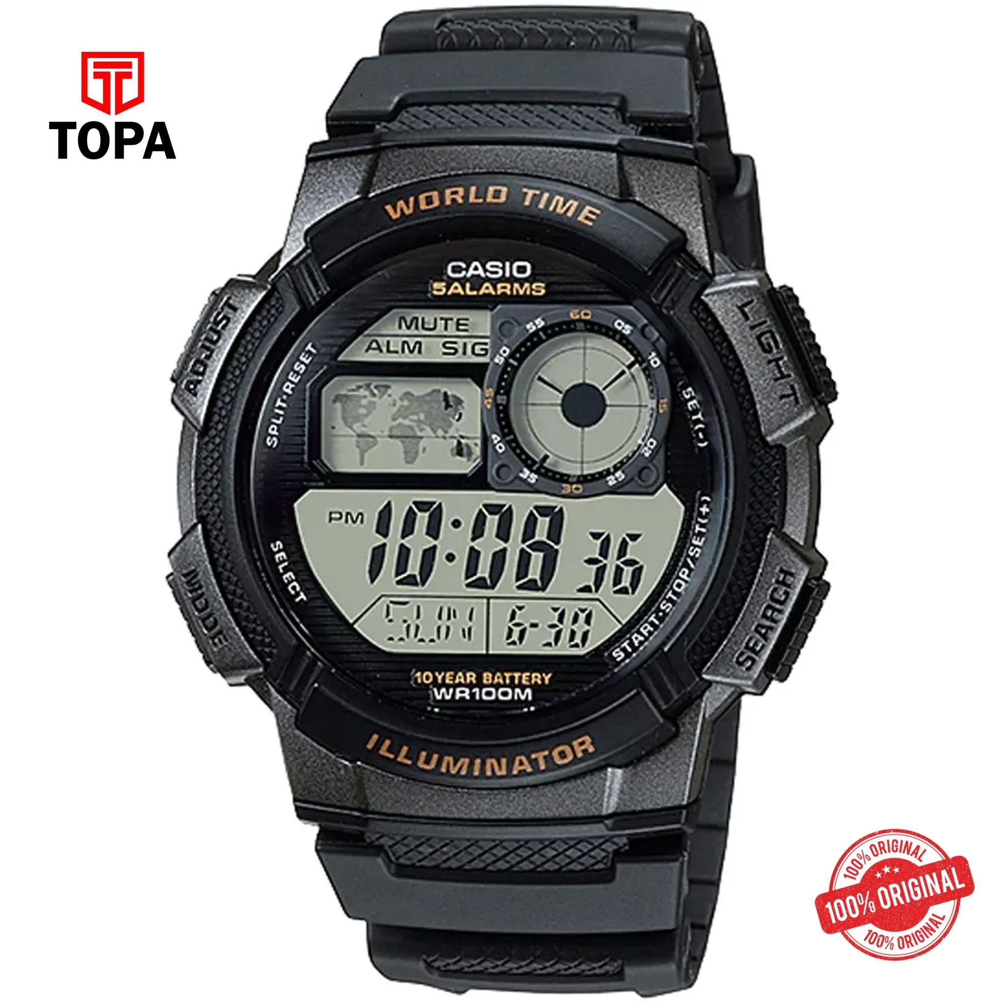 Casio AE-1000W-1A Quartz Digital Men's Watch