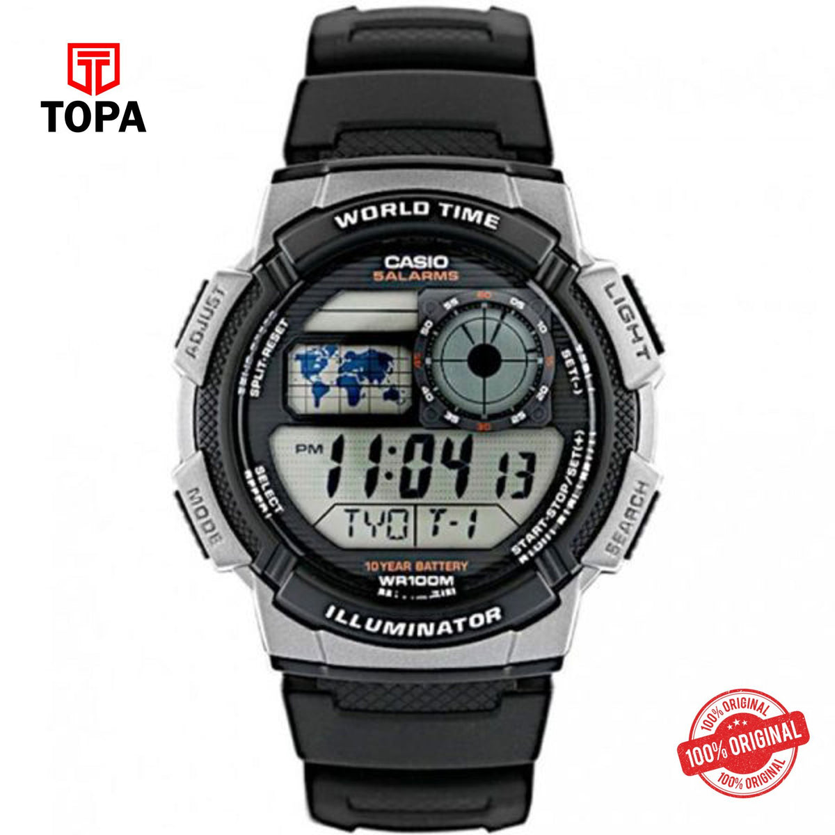 Casio AE-1000W-1B Quartz Digital Men's Watch