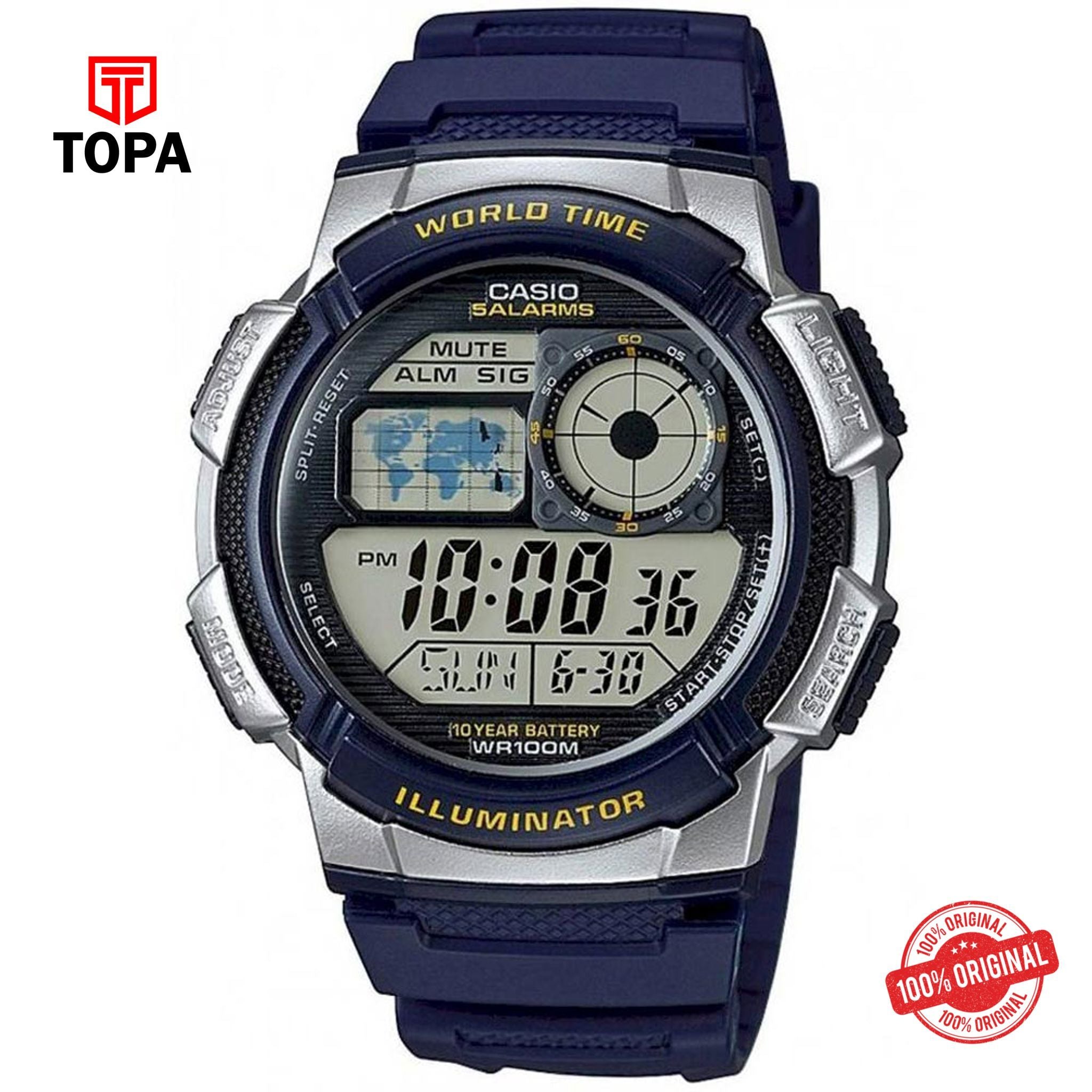 Casio AE-1000W-2AV Quartz Digital Men's Watch