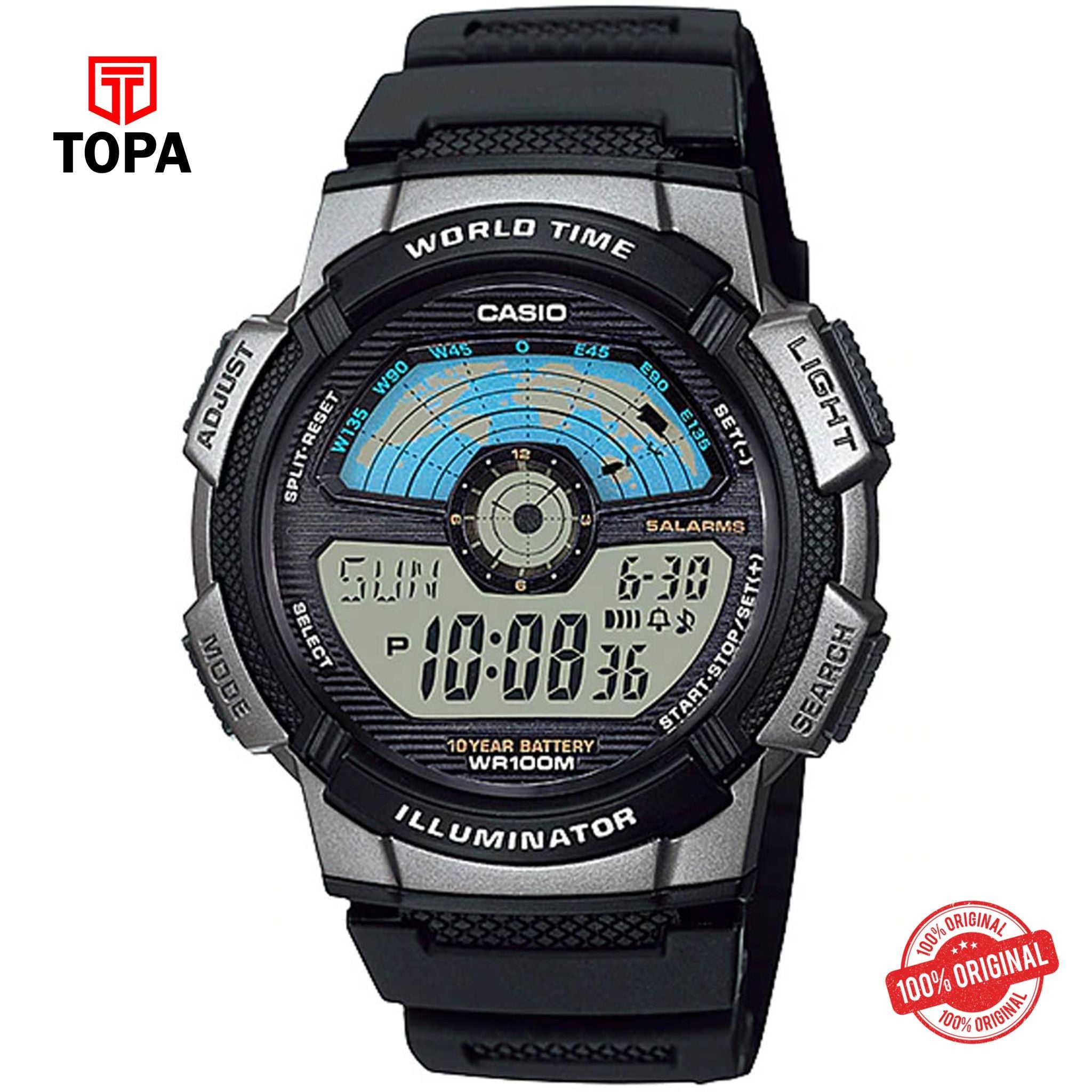 Casio AE-1100W-1AV Quartz Analog-Digital Men's Watch