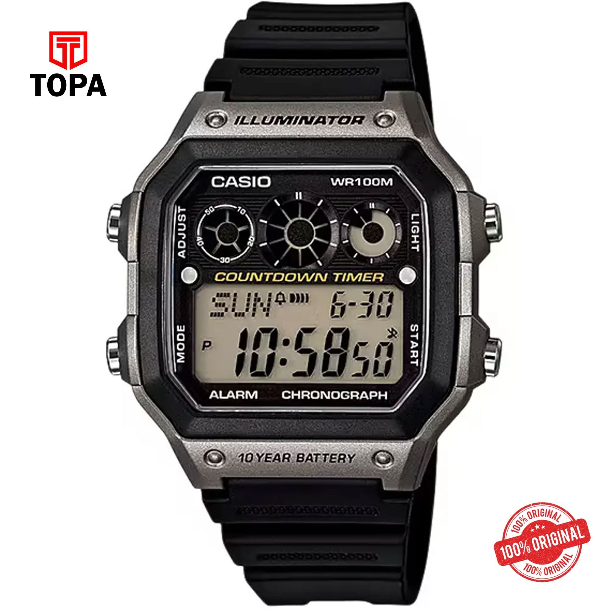 Casio AE-1300WH-8A Quartz Digital Men's Watch
