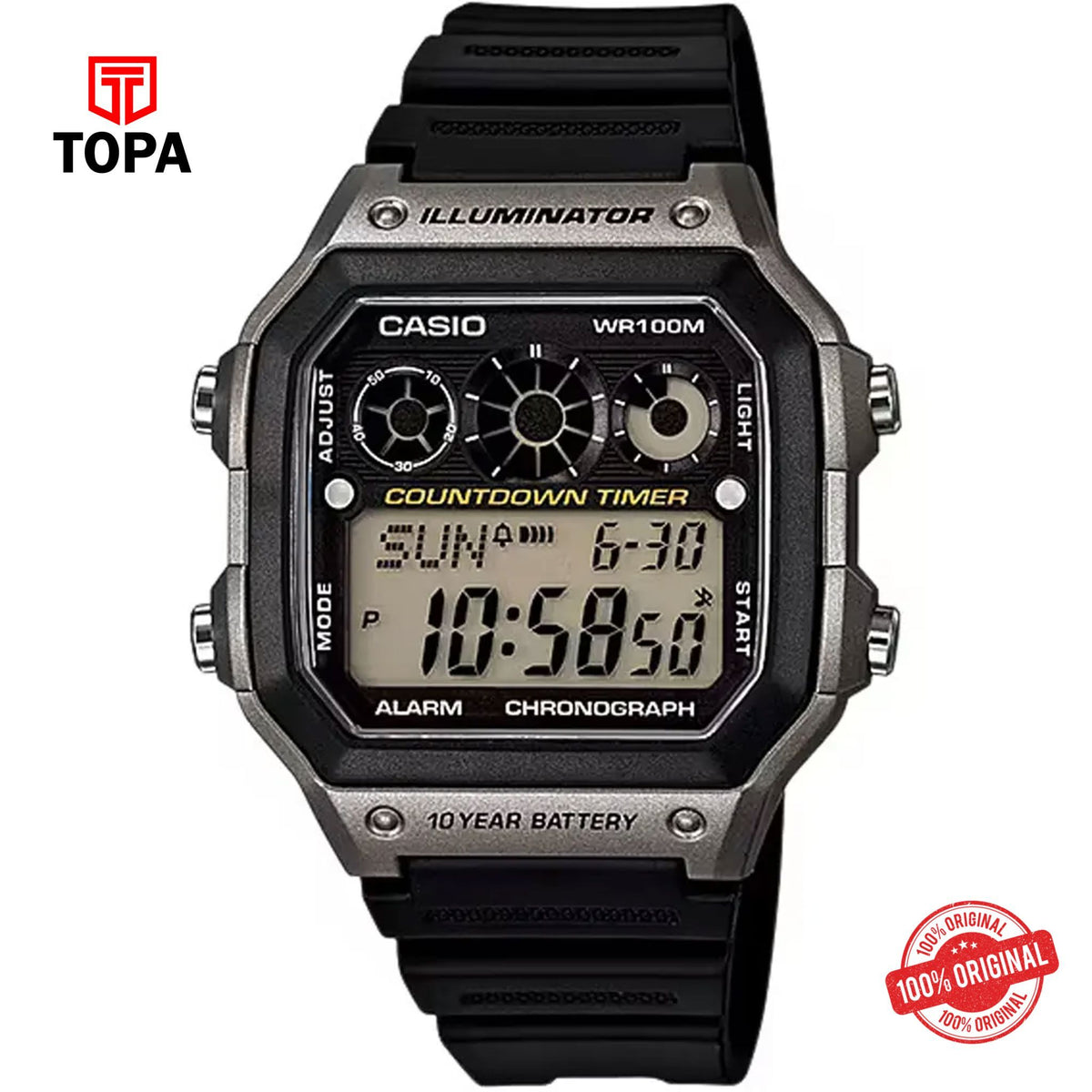 Casio AE-1300WH-8A Quartz Digital Men's Watch