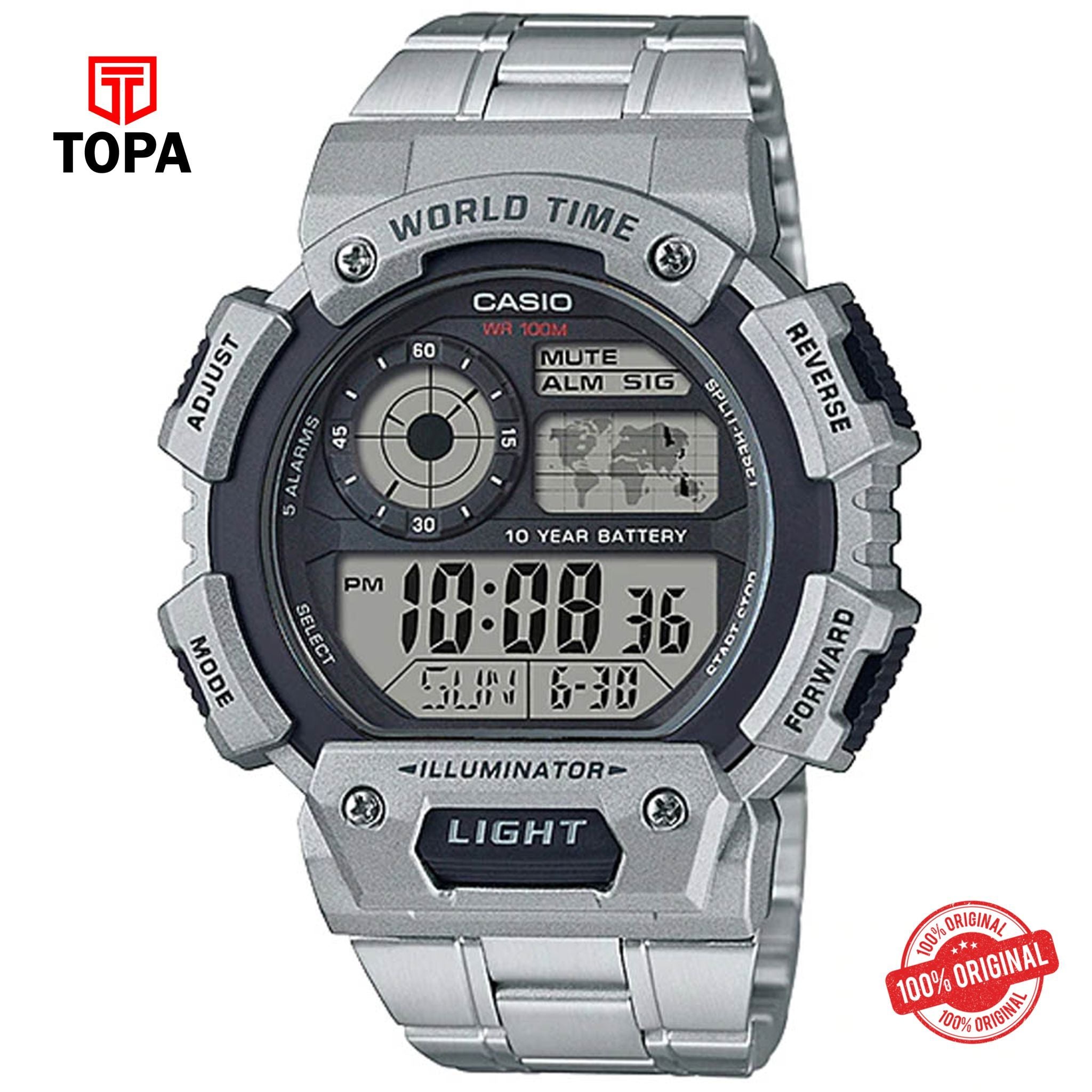 Casio AE-1400WHD-1AVDF Quartz Digital Men's Watch
