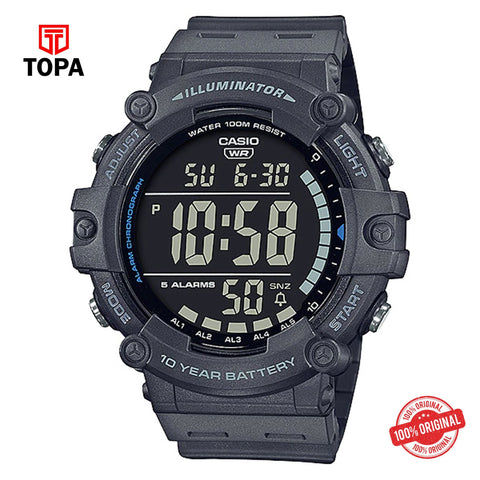 Topa Casio-AE-1500WH-8BV-Rubber-Strap-Mens-Wrist-Watch - Product Image 1