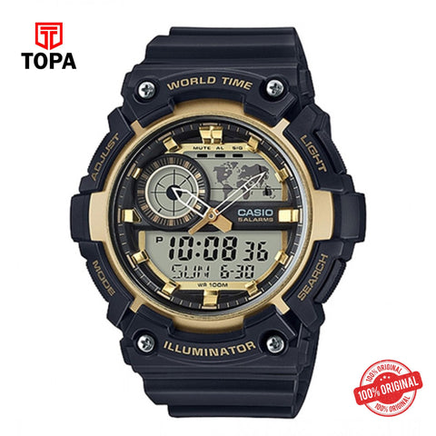 Casio AEQ-200W-9A Quartz Digital Men's Watch