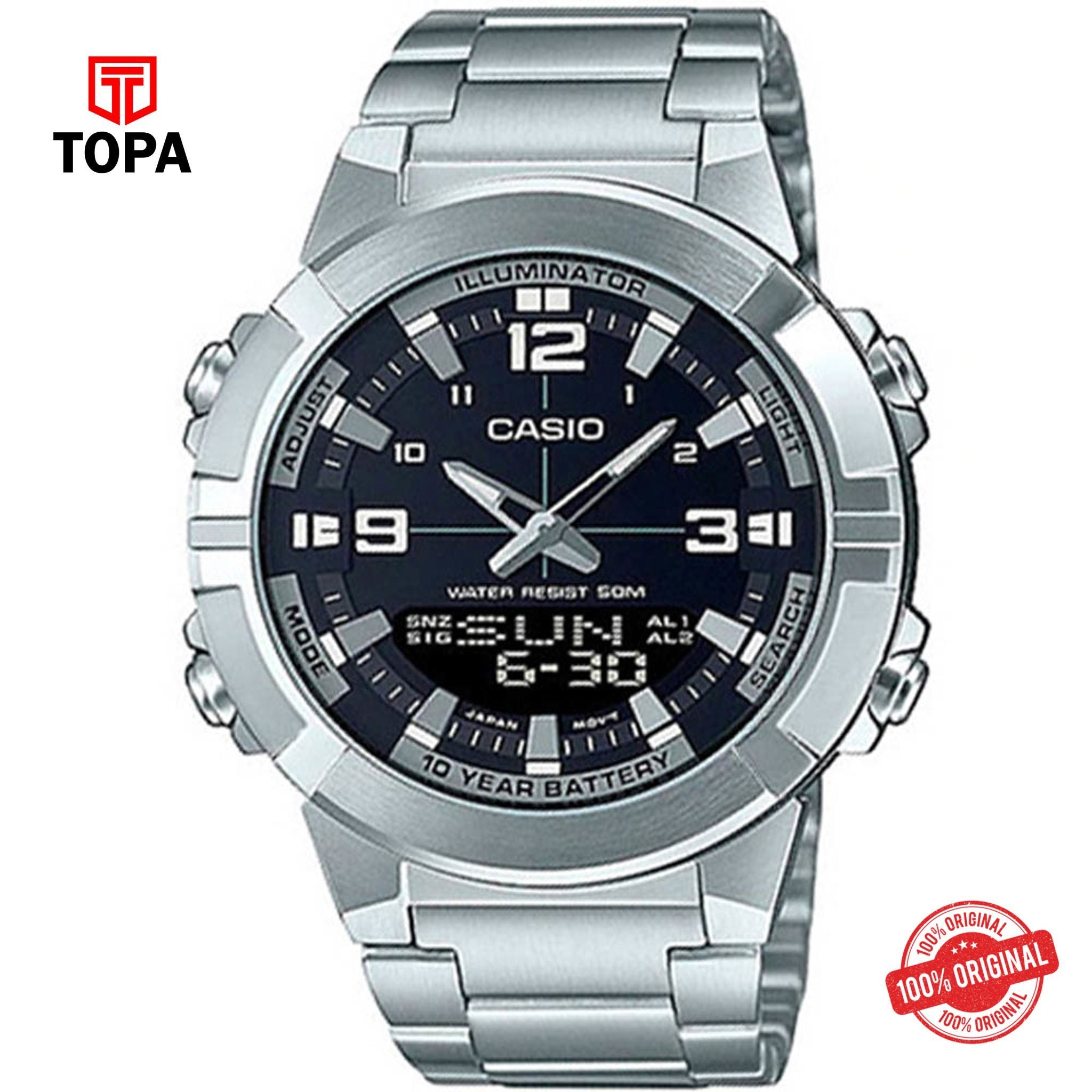 Casio AMW-870D-1A Quartz Digital Men's Watch