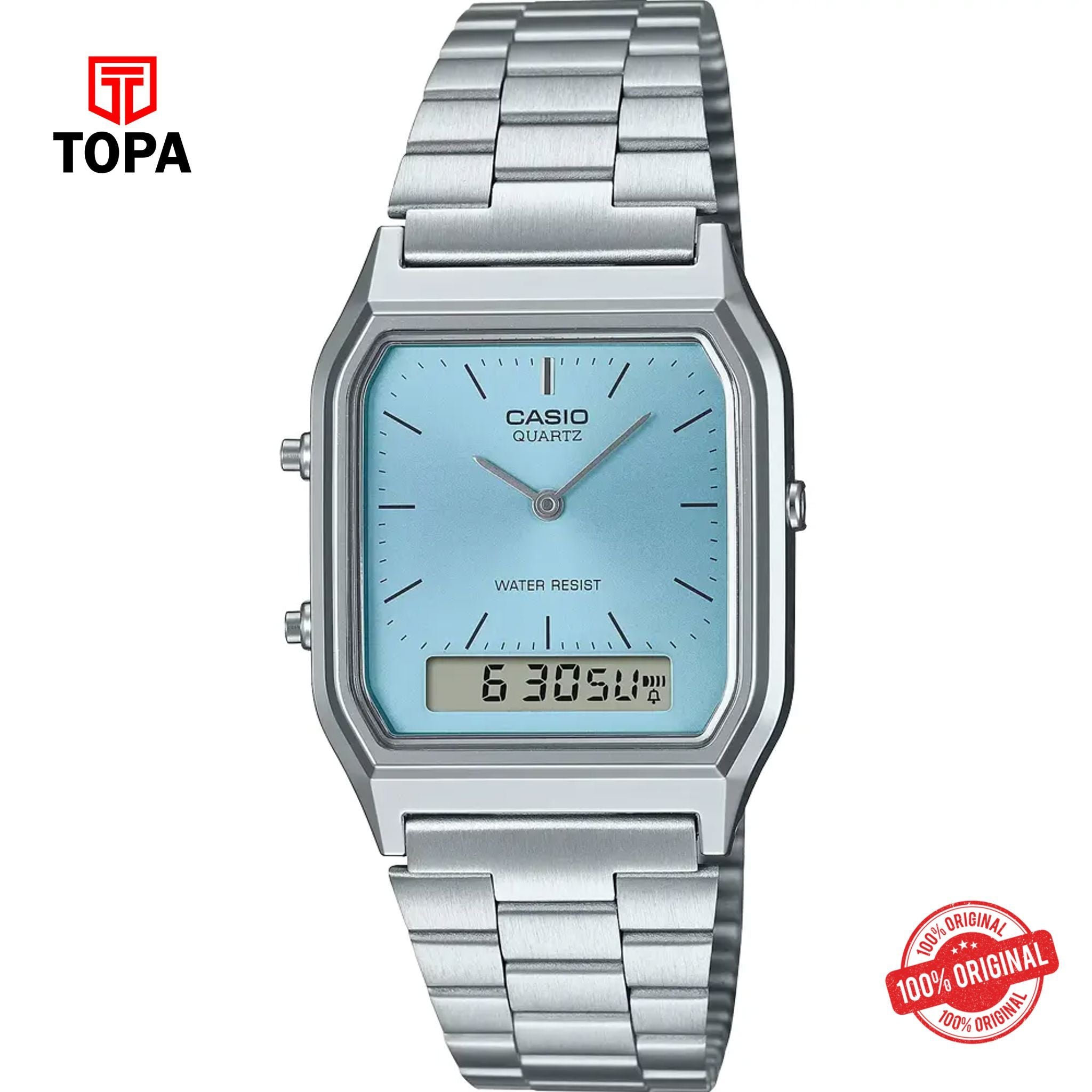 Casio AQ-230A-2A1MQY Quartz Digital Men's Watch
