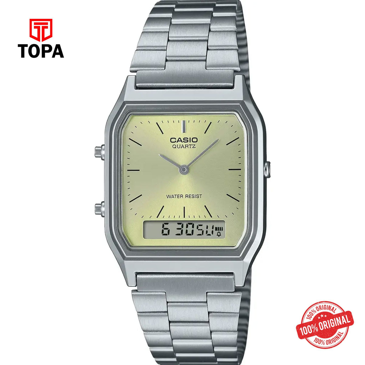 Casio AQ-230A-9A Quartz Digital Men's Watch