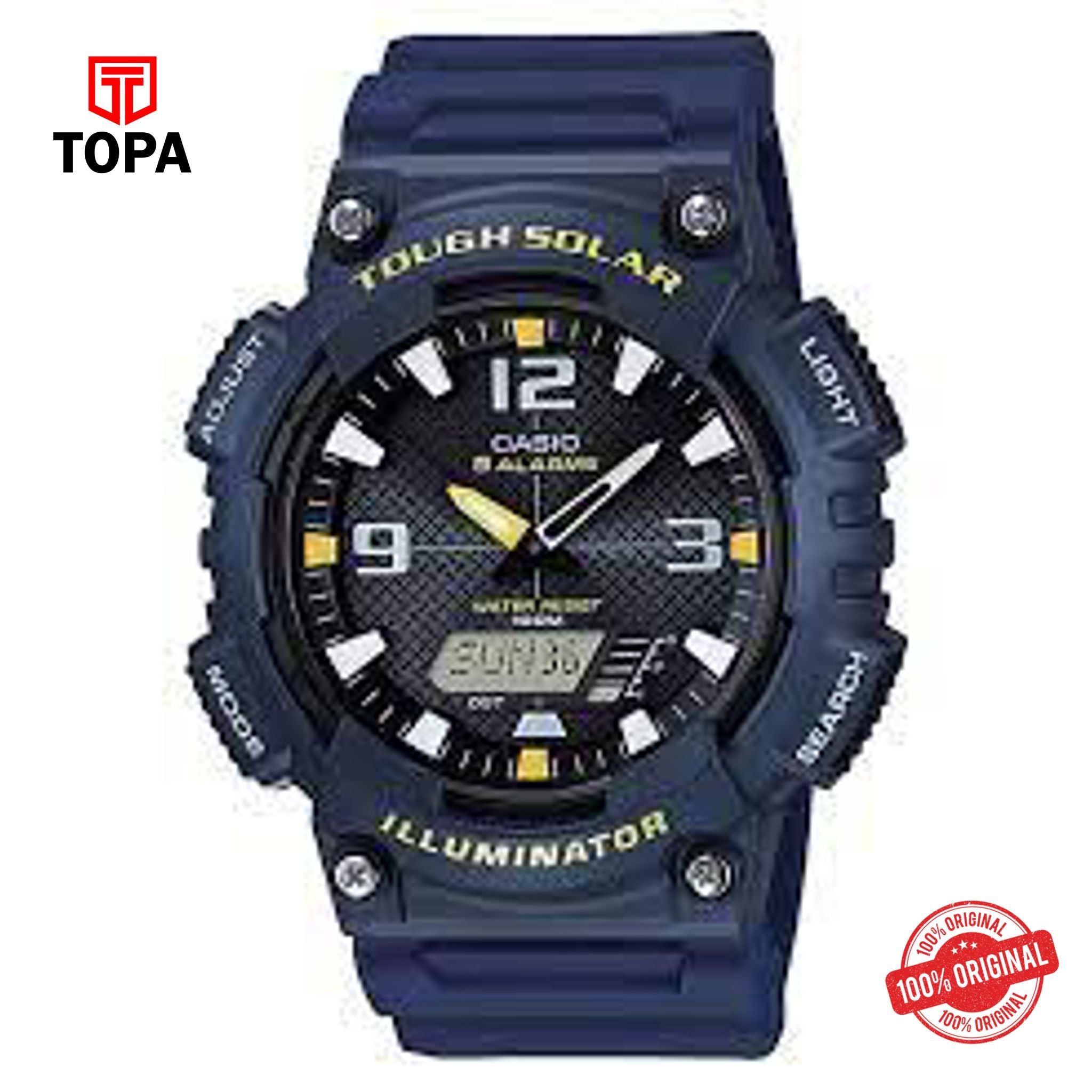 Casio AQ-S810W-2AVDF Solar Digital Men's Watch