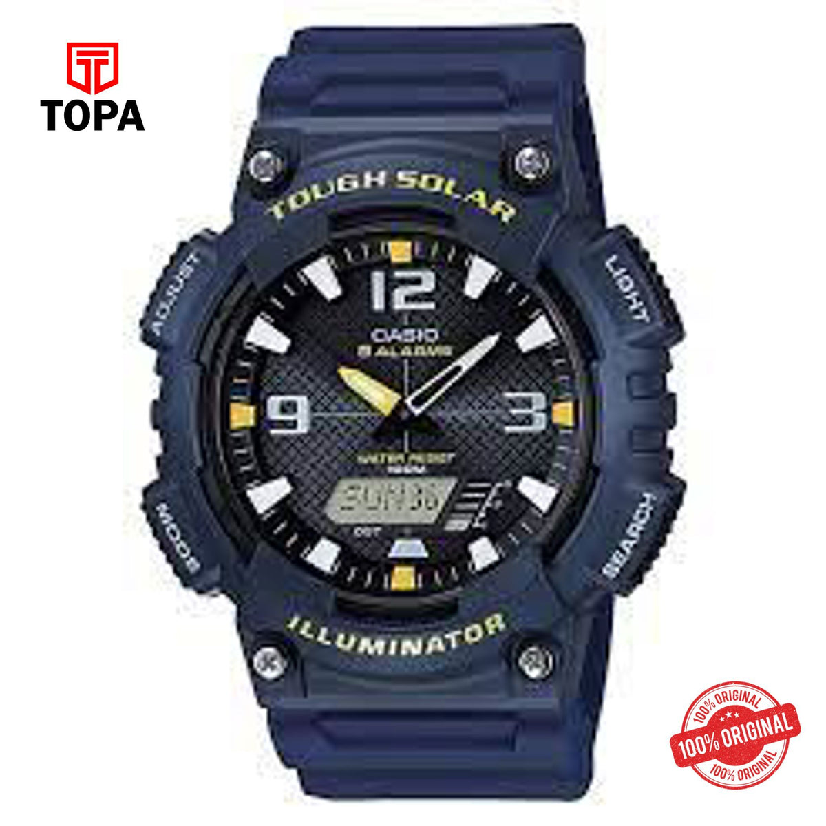 Casio AQ-S810W-2AVDF Solar Digital Men's Watch