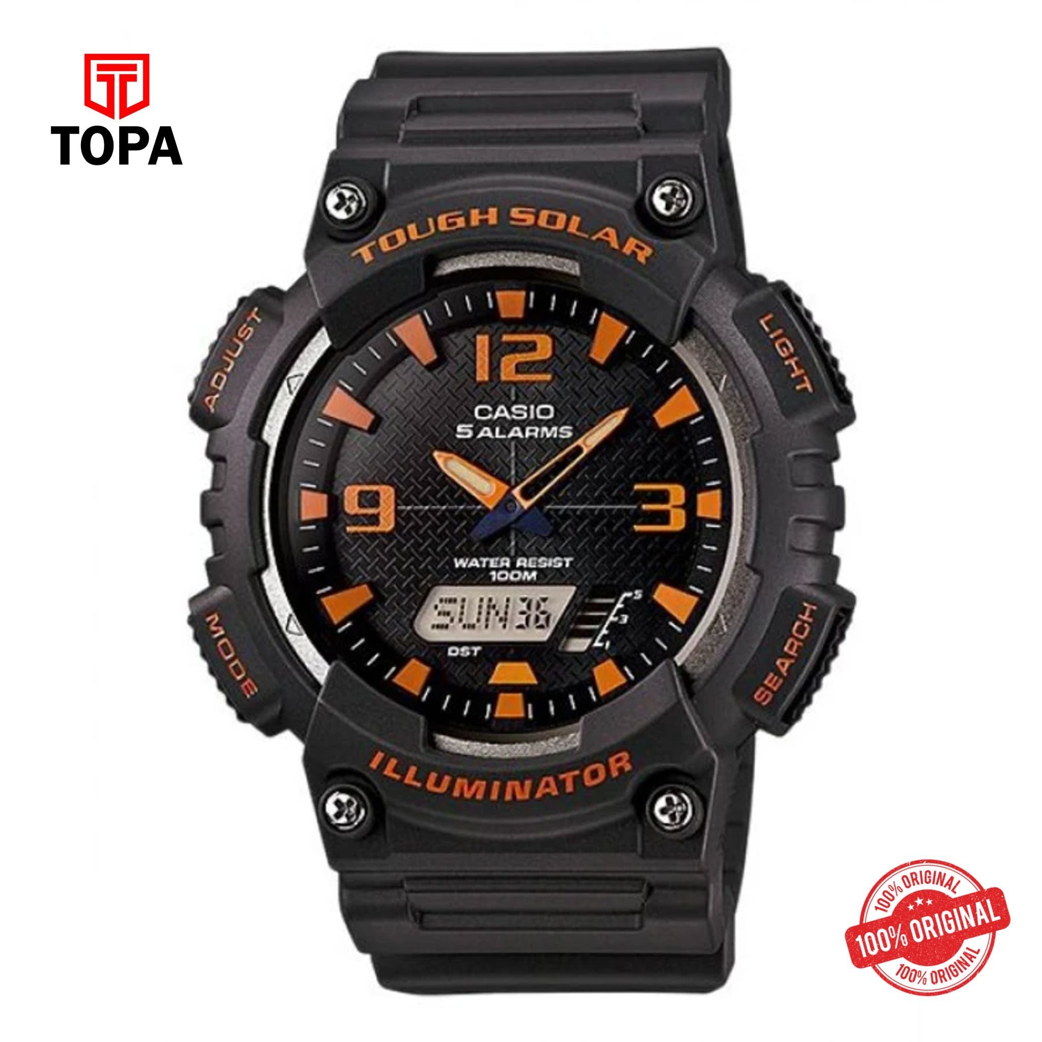 Casio AQS-810W-8A Solar Digital Men's Watch