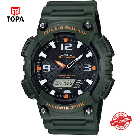 Casio AQS-810W-3AV Solar Digital Men's Watch