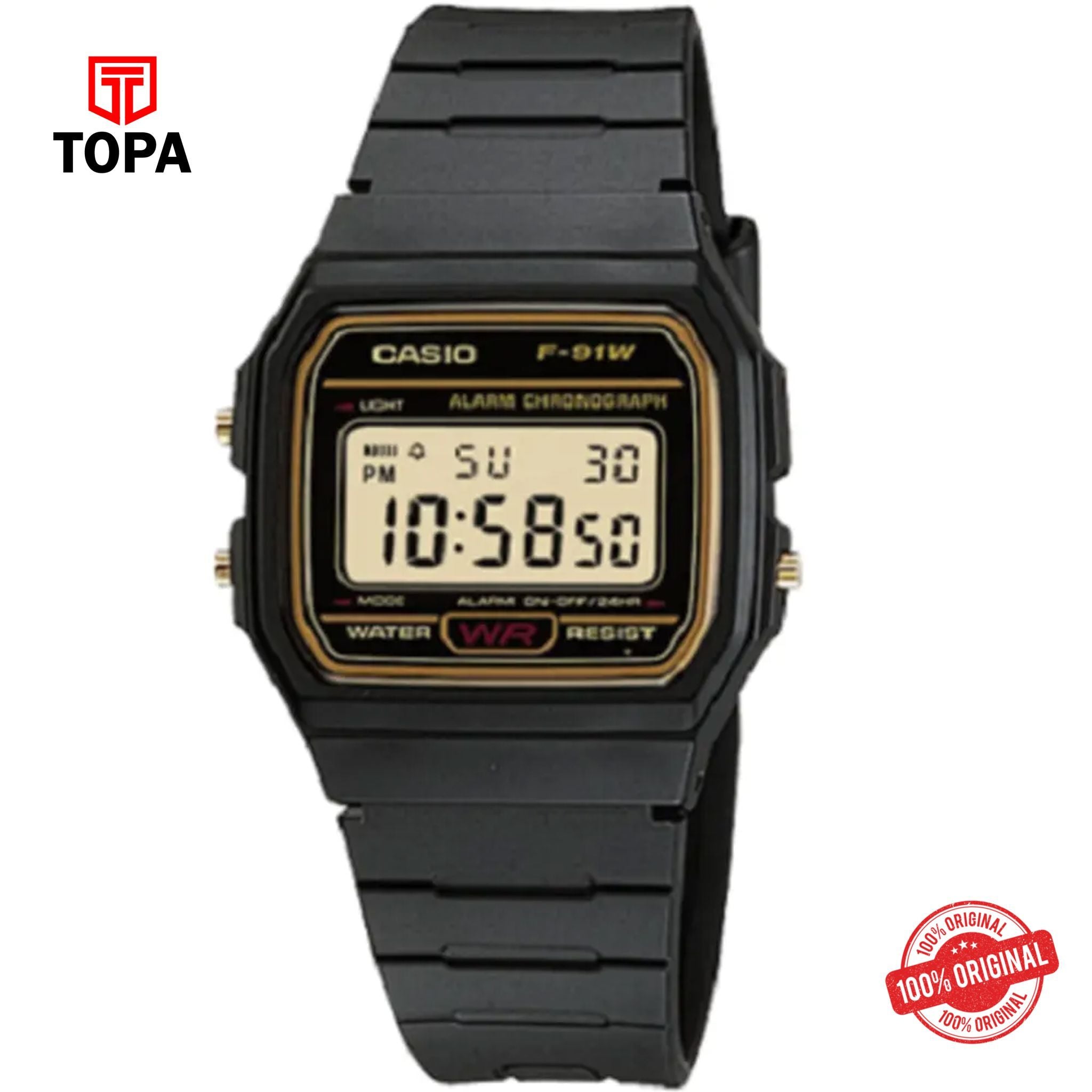 Casio F-91WG-9Q Quartz Analog Men's Watch
