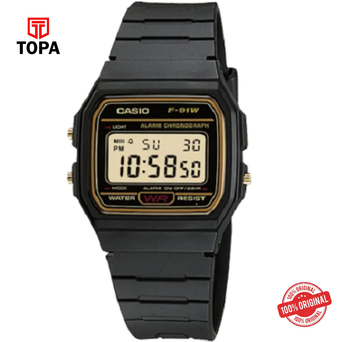 Casio F-91WG-9Q Quartz Analog Men's Watch