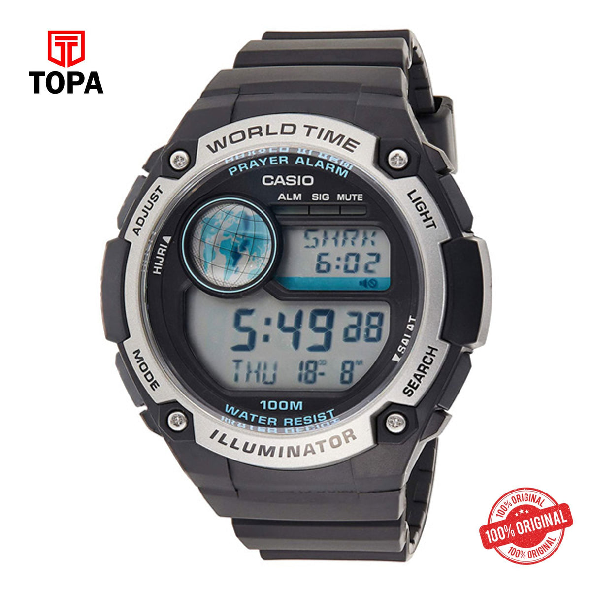 Casio CPA-100-1AV Quartz Digital Men's Watch