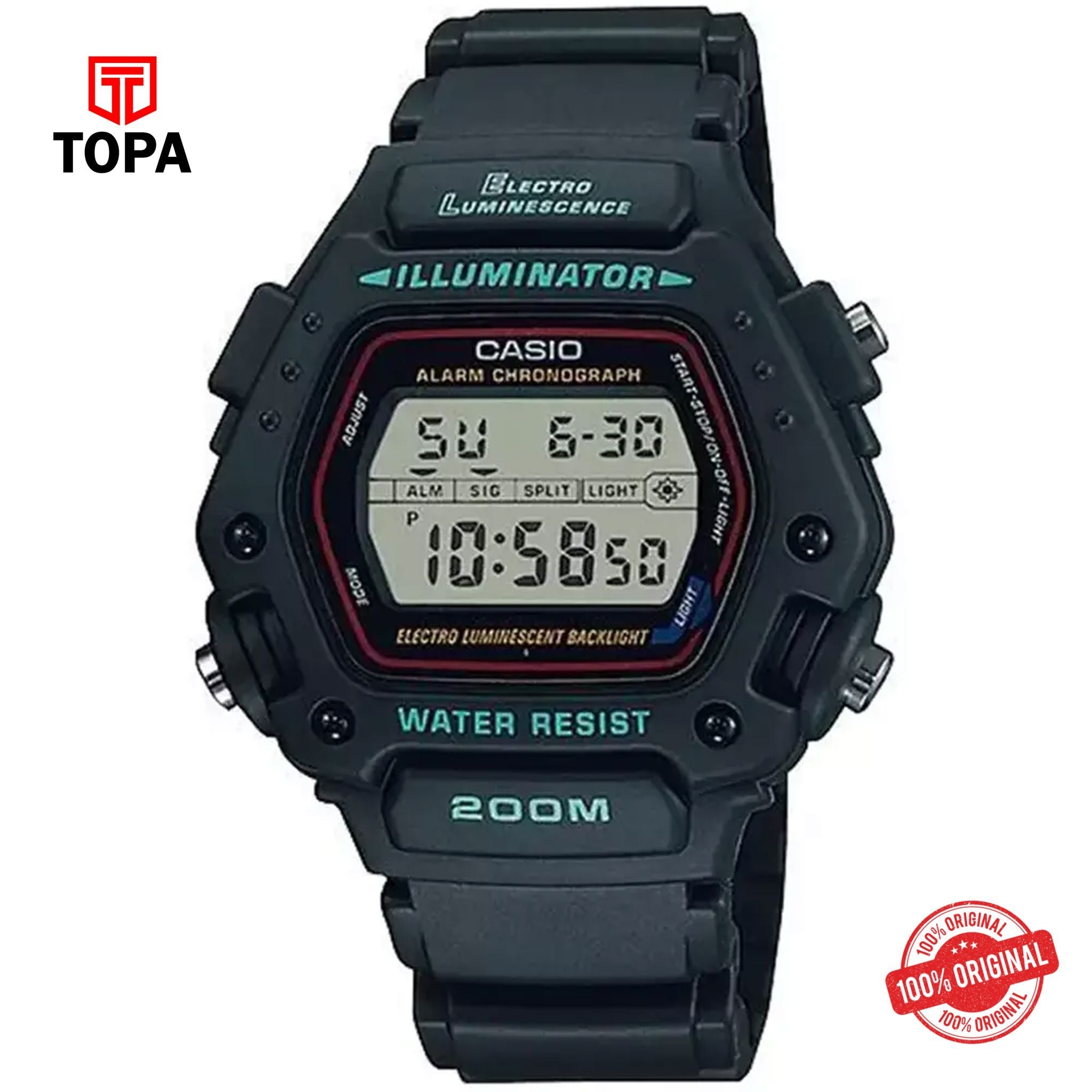 Casio DW-290-1V Quartz Digital Unisex Watch