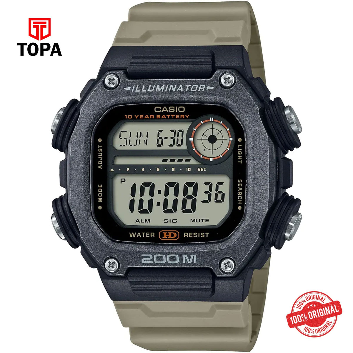 Casio DW-291HX-5A Quartz Digital Men's Watch