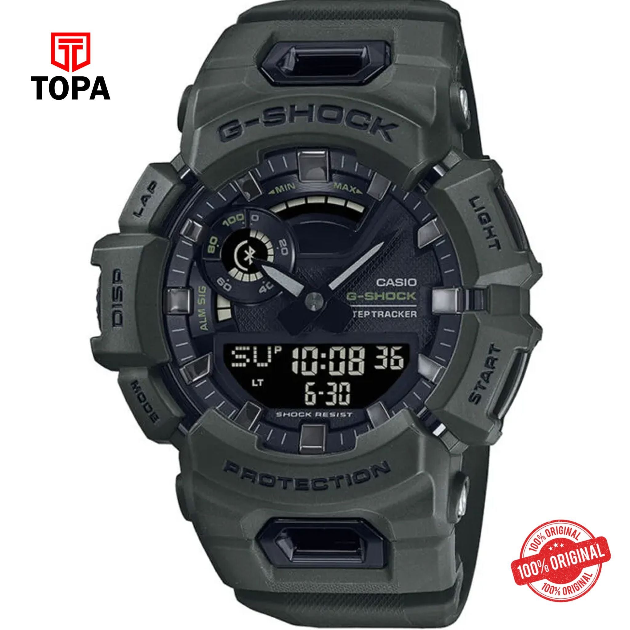 Topa Casio-Edifce-GBA-900UU-3A-Resin-Band-Men-Watch - Product Image 1