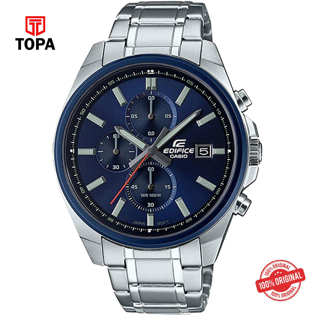 Topa Casio-Edifice-EFV-610DB-2A-Chronograph-Men-Watch - Product Image 1