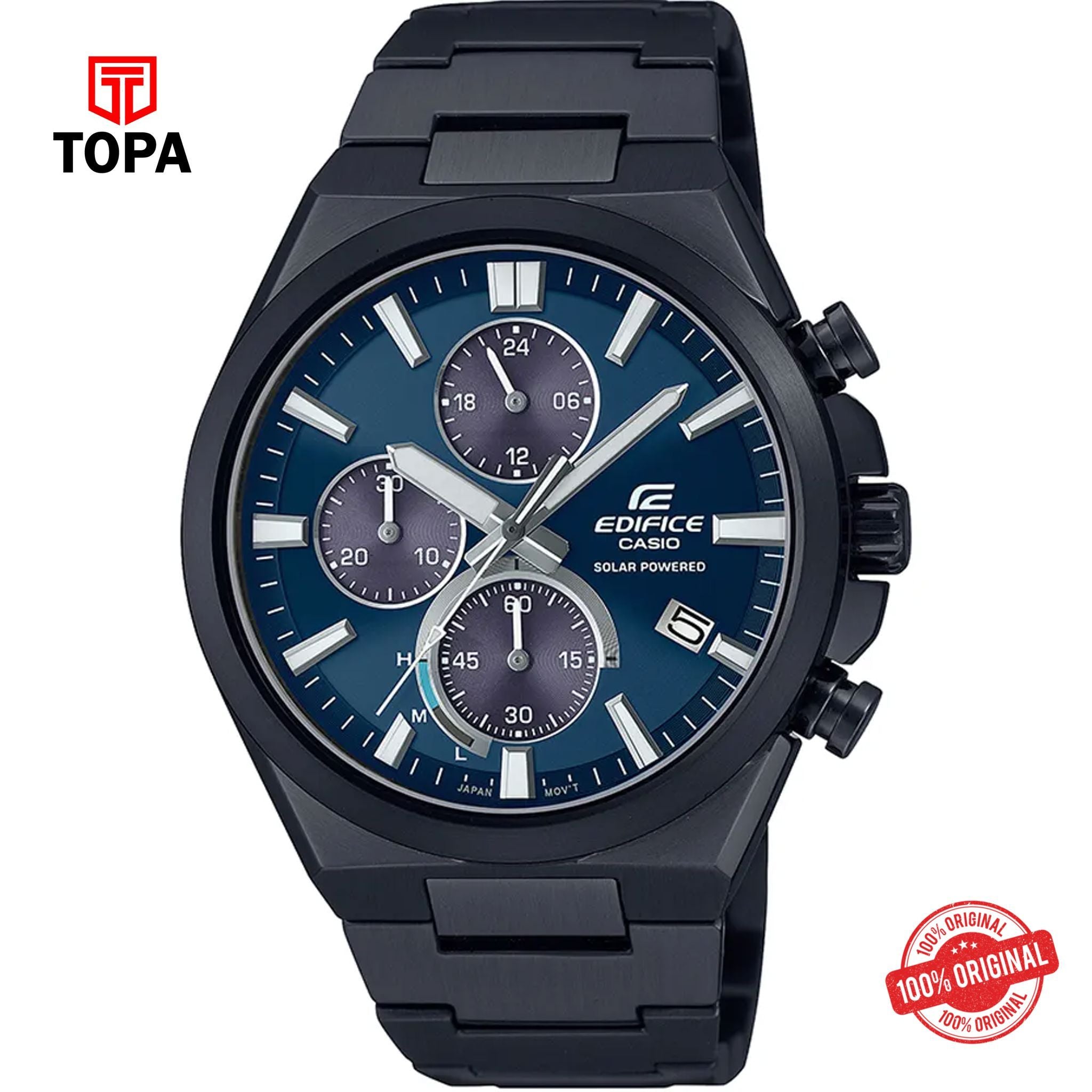 Topa Casio-Edifice-EQS-950DC-2A-Metal-Band-Men-Watch - Product Image 1