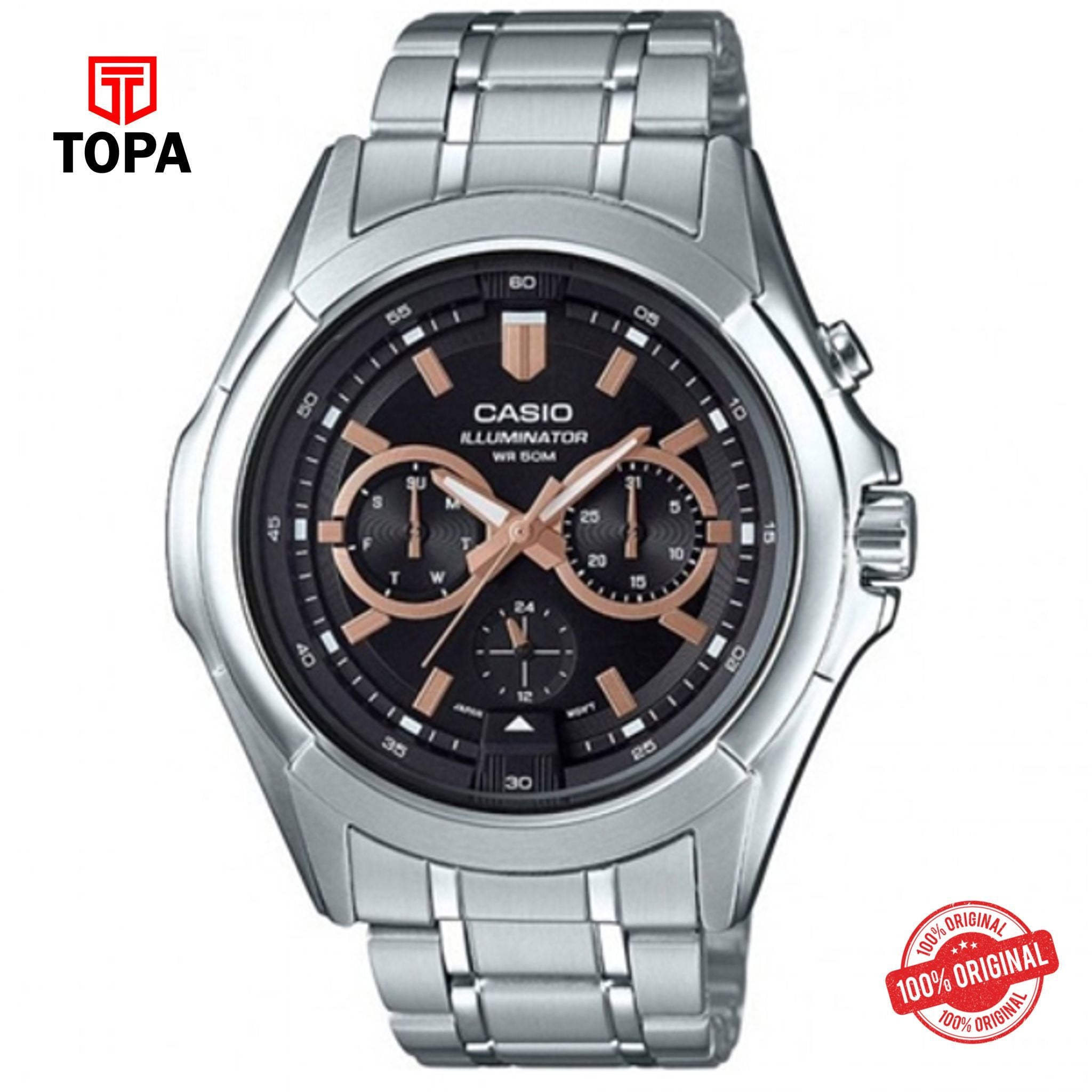 Casio MTP-E204D-1AVDF Quartz Analog Men's Watch
