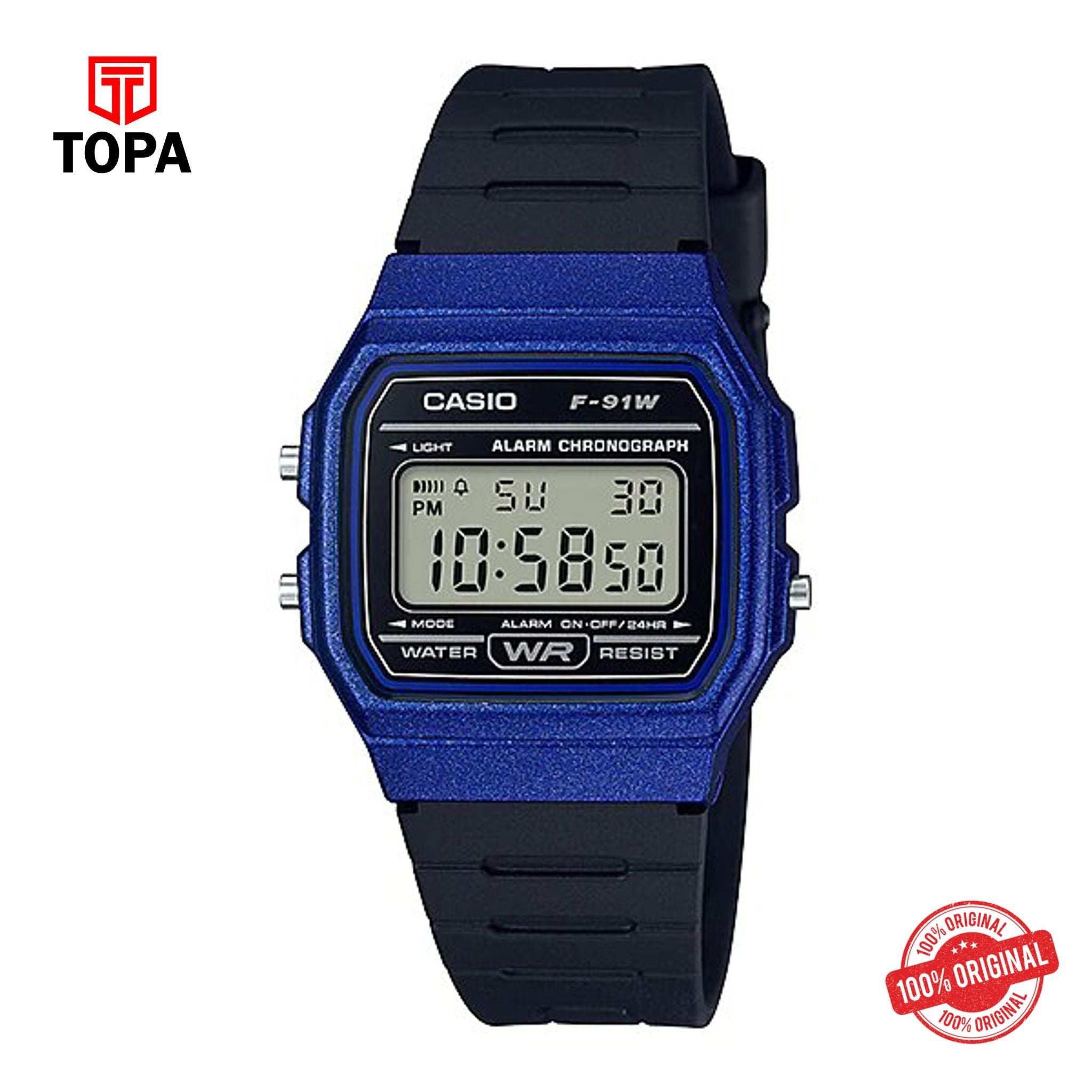 Casio F-91WM-2ADF Quartz Digital Men's Watch