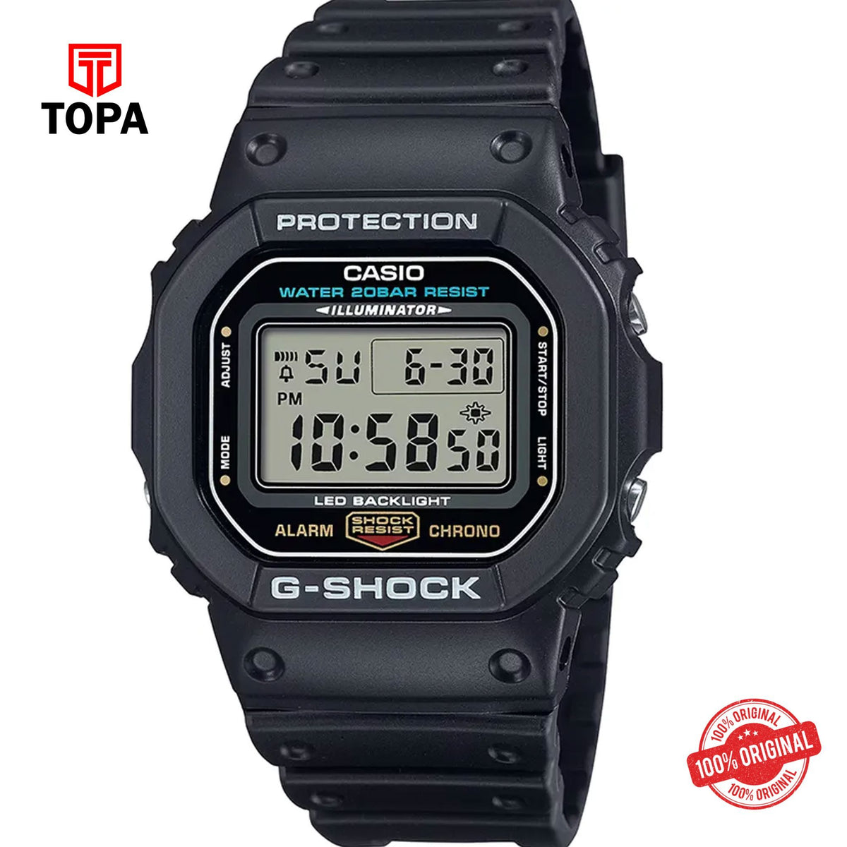 Topa Casio-G-Shock-DW-5600UE-1D-Resin-Band-Men-Watch - Product Image 1
