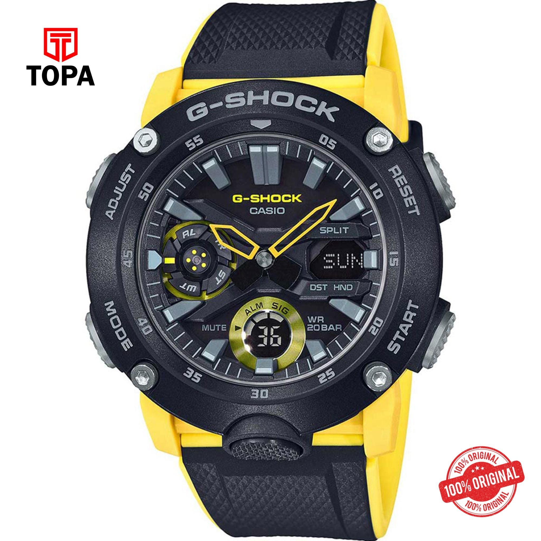 G-Shock GA-200-1A9 Quartz Analog Men's Watch