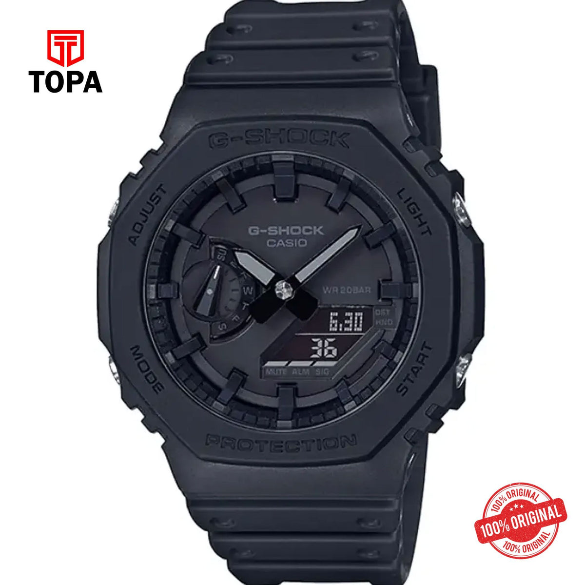 Topa Casio-G-Shock-GA-2100-1A1DR-Resin-Band-Men-Watch - Product Image 1