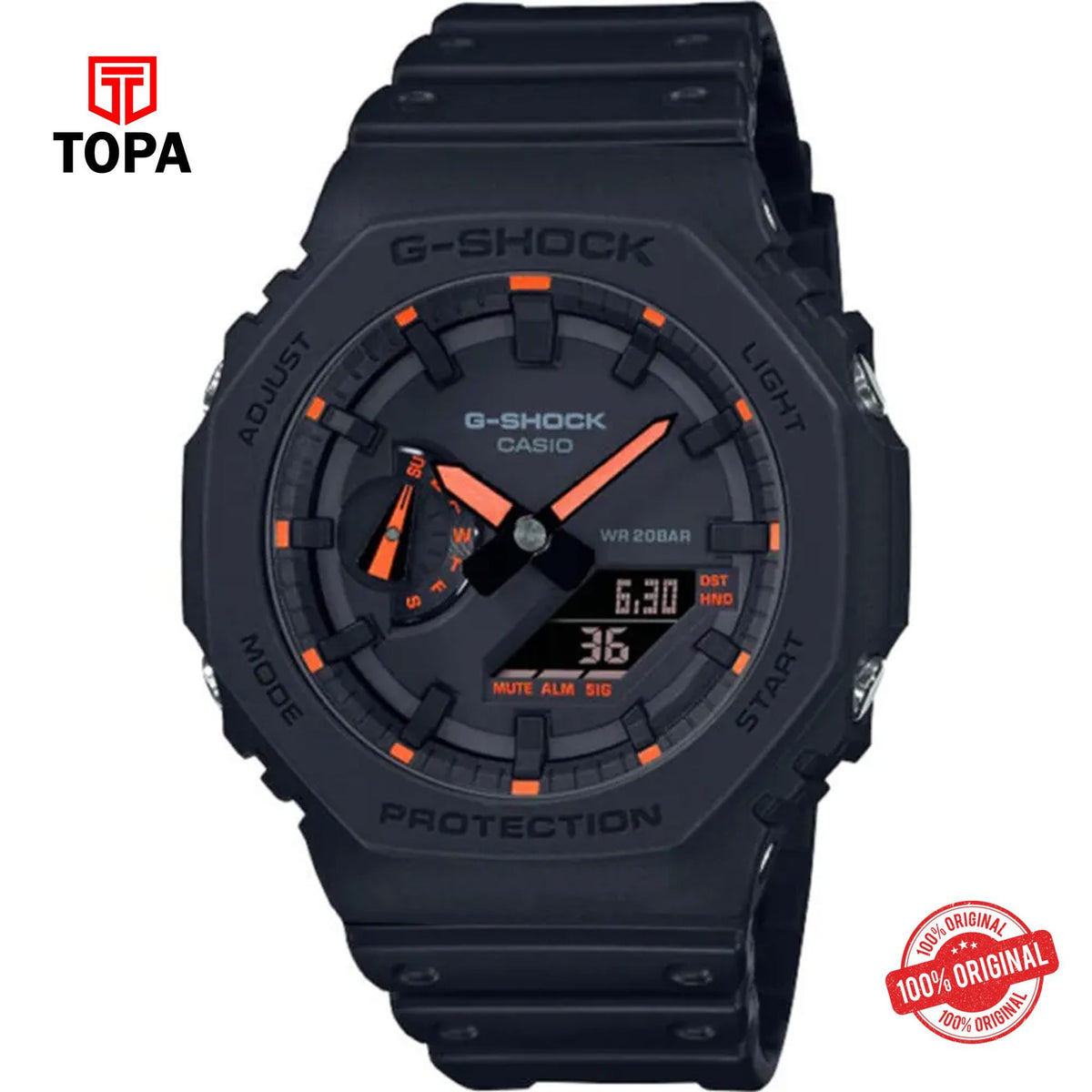 G-Shock GA-2100-1A4 Quartz Analog Men's Watch