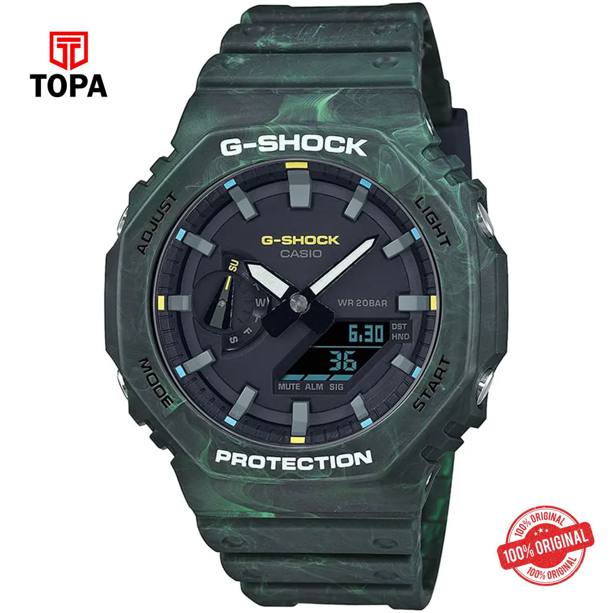 G-Shock GA-2100FR-3A Quartz Analog Men's Watch