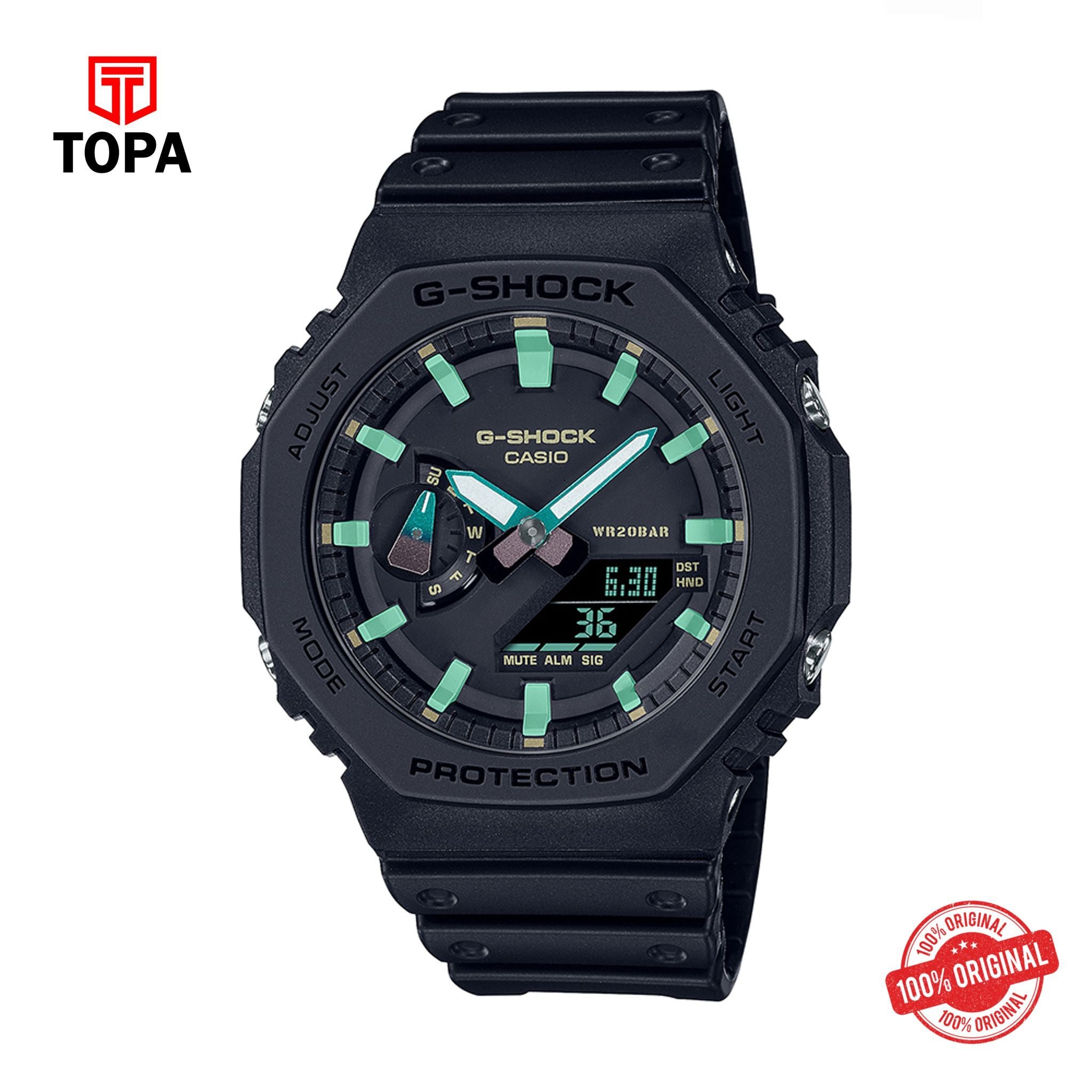 G-Shock GA-2100RC-1ADR Quartz Analog Men's Watch