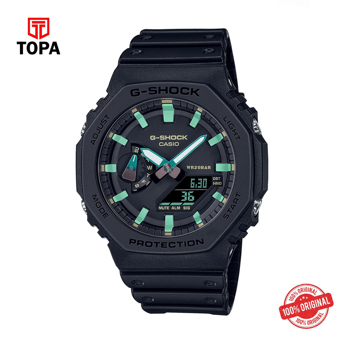 G-Shock GA-2100RC-1ADR Quartz Analog Men's Watch