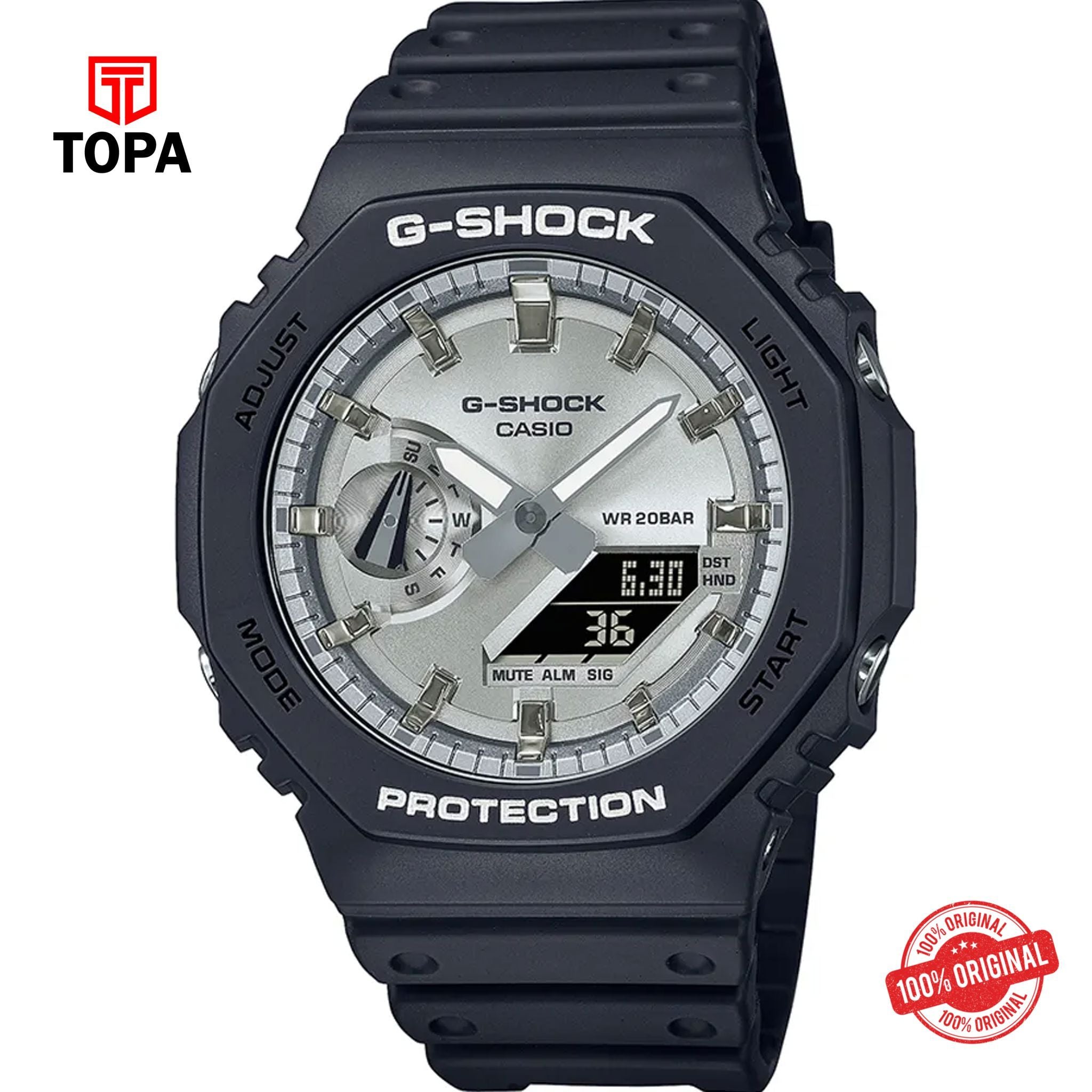 G-Shock GA-2100SB-1ADR Quartz Analog Men's Watch