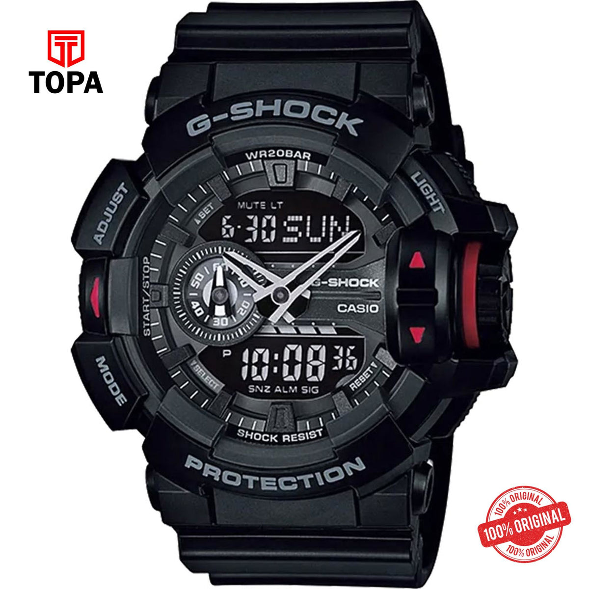 G-Shock GA-400-1B Quartz Analog Men's Watch