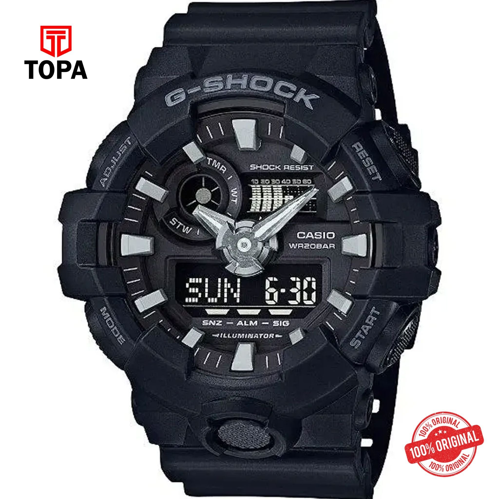 G-Shock GA-700-1BDR Quartz Analog-Digital Men's Watch