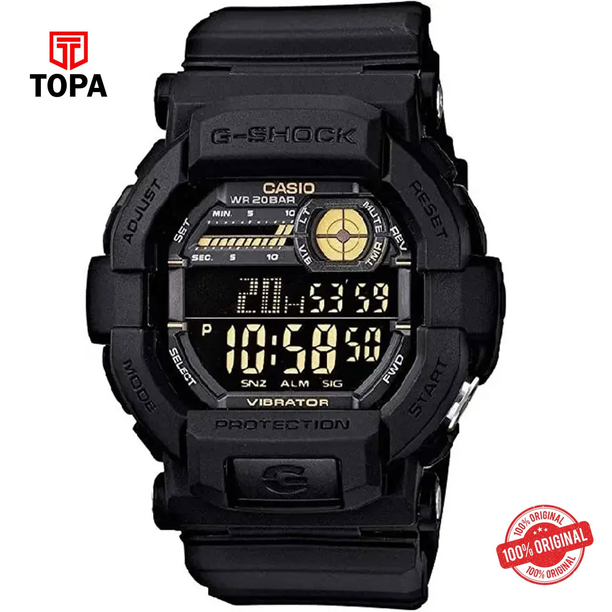 G-Shock GD-350-1BDR Quartz Digital Men's Watch