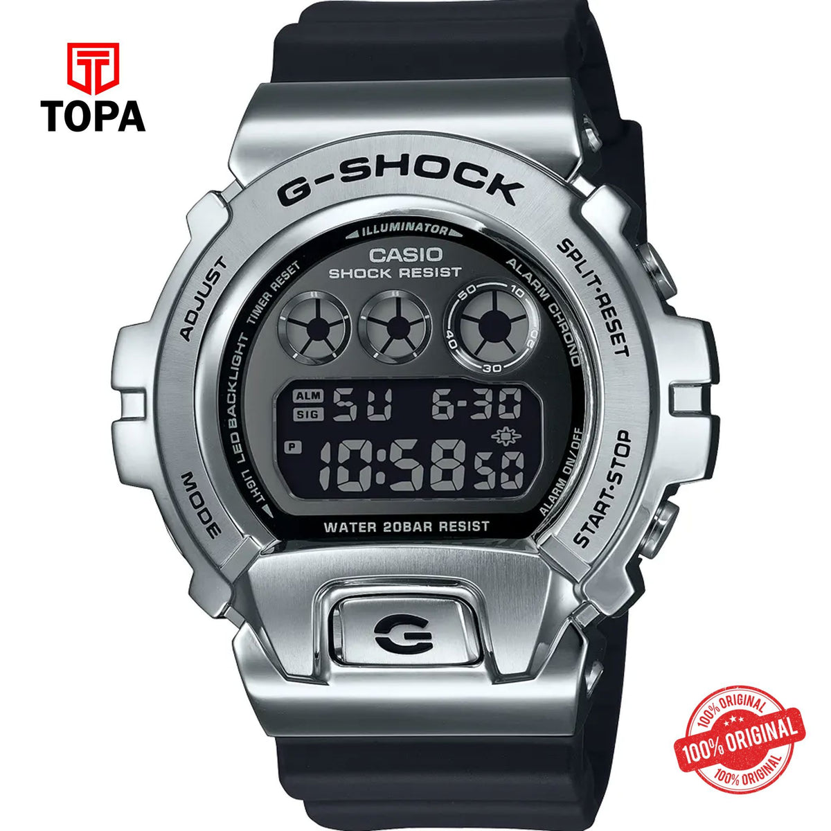Topa Casio-G-Shock-GW-6900U-1D-Resin-Band-Men-Watch - Product Image 1