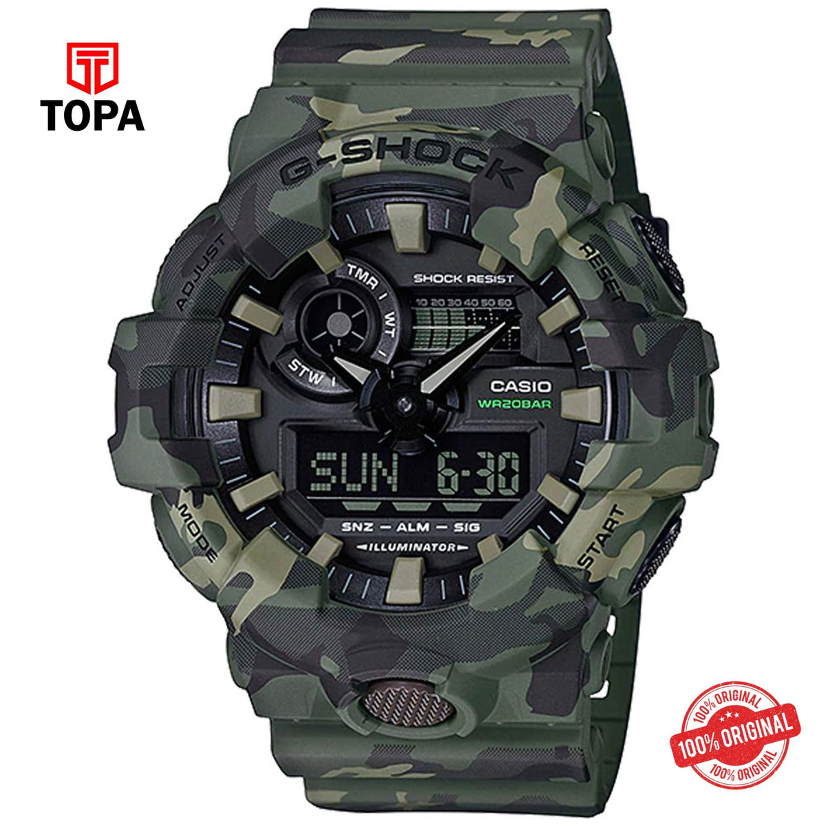 G-Shock GA-700CM-3A Quartz Analog Men's Watch