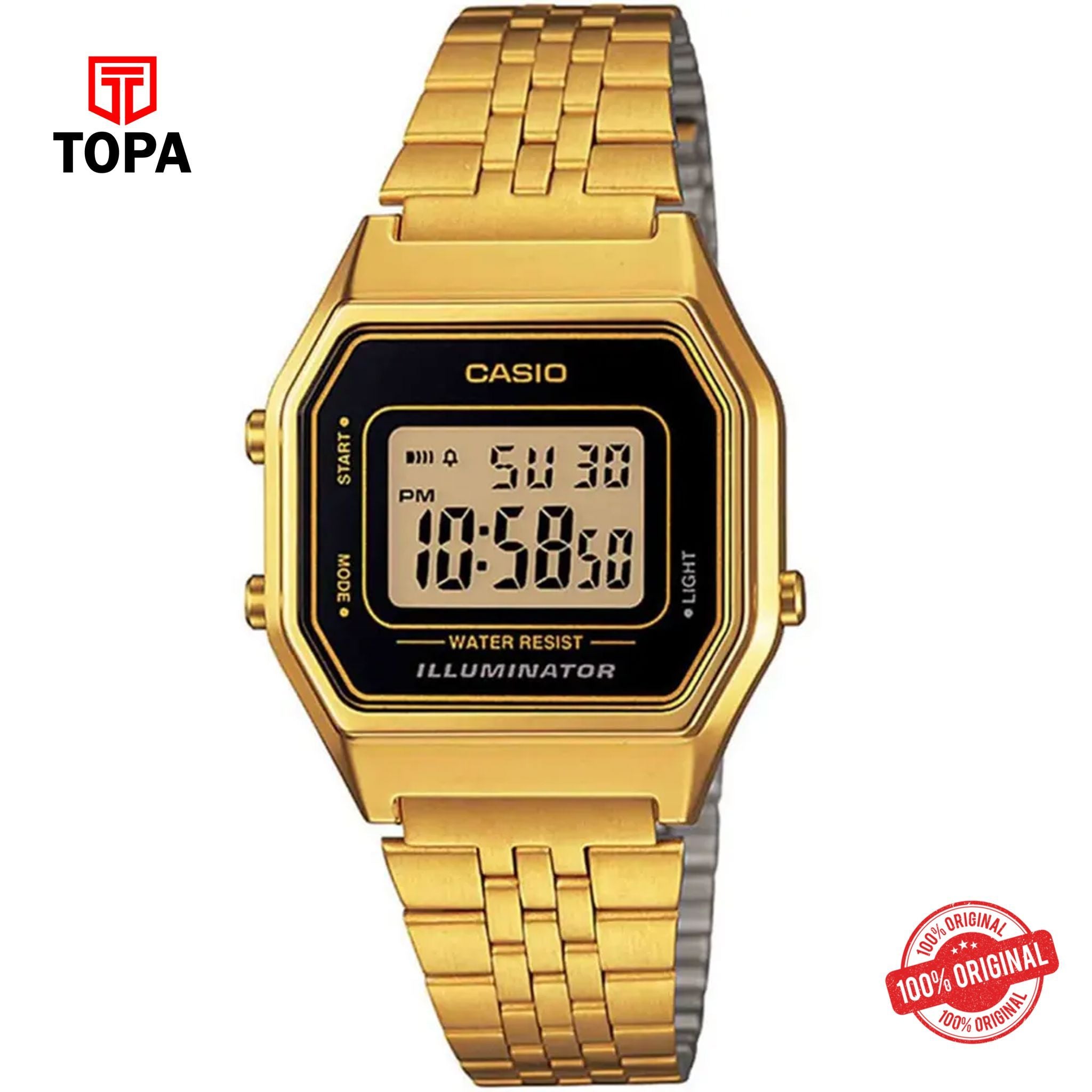Casio LA-680WGA-1D Quartz Digital Women's Watch