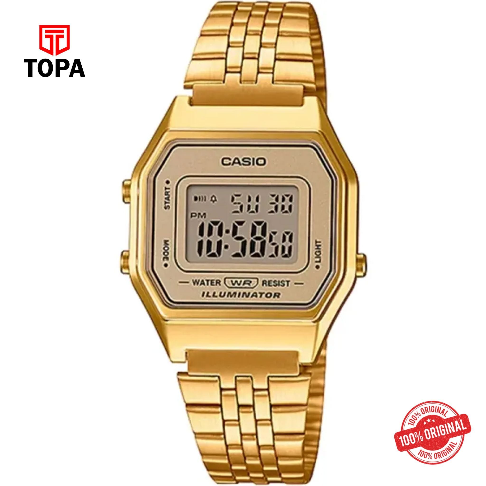 Casio LA-680WGA-9D Quartz Digital Women's Watch