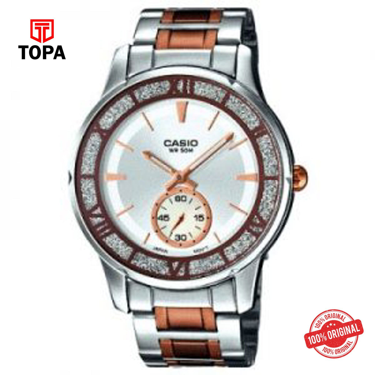 Casio LTP-E135RG-7AVDF Quartz Analog Women's Watch
