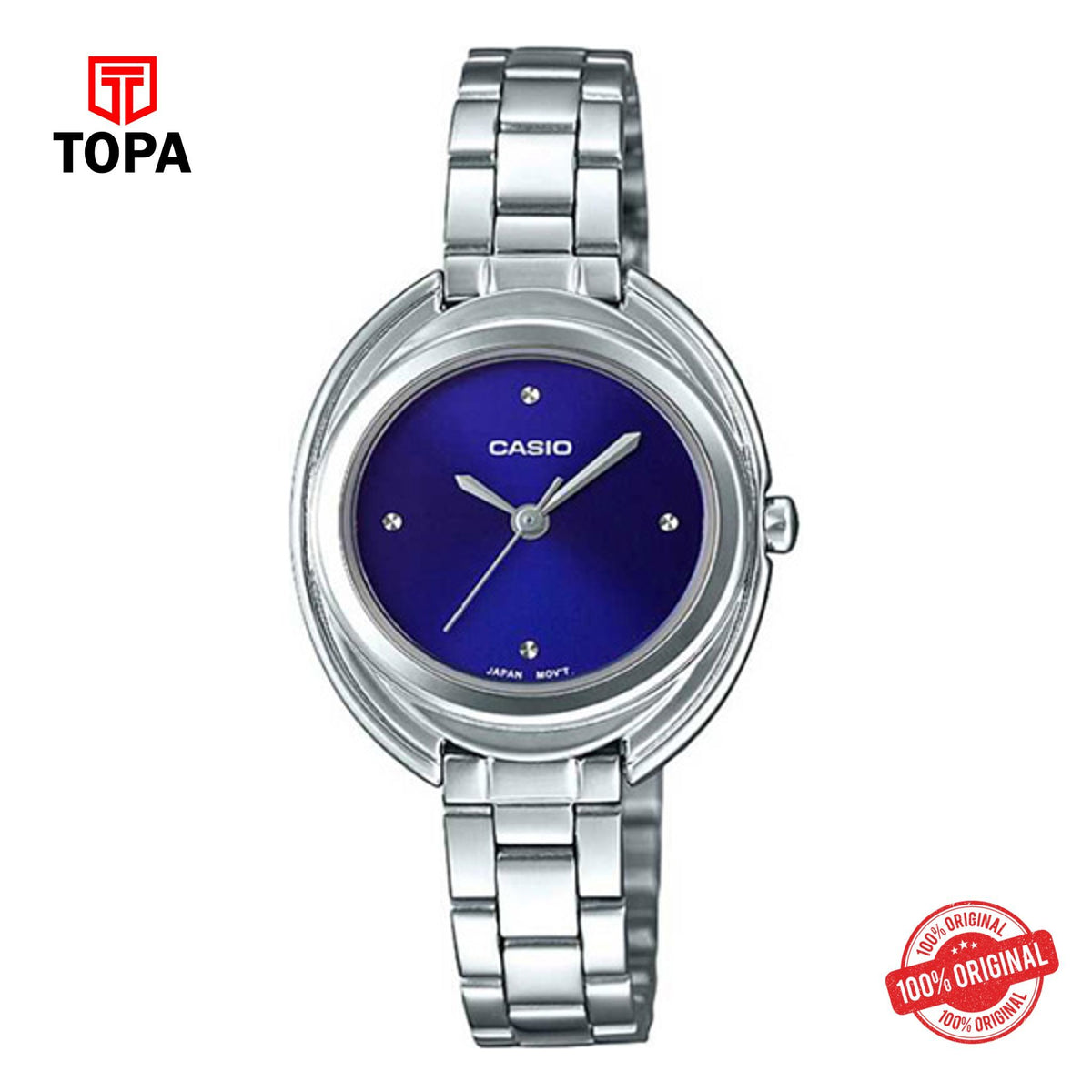 Casio LTP-E166D-2CDF Quartz Analog Women's Watch