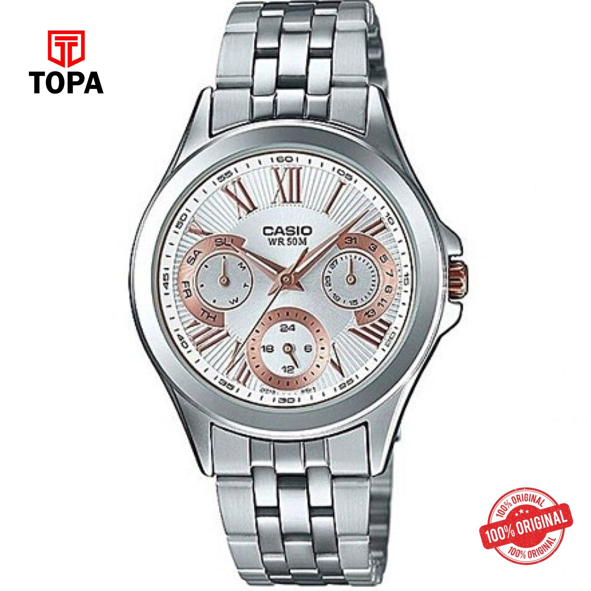 Casio LTP-E308D-7AV Quartz Analog Women's Watch