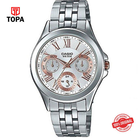 Casio LTP-E308D-7AV Quartz Analog Women's Watch