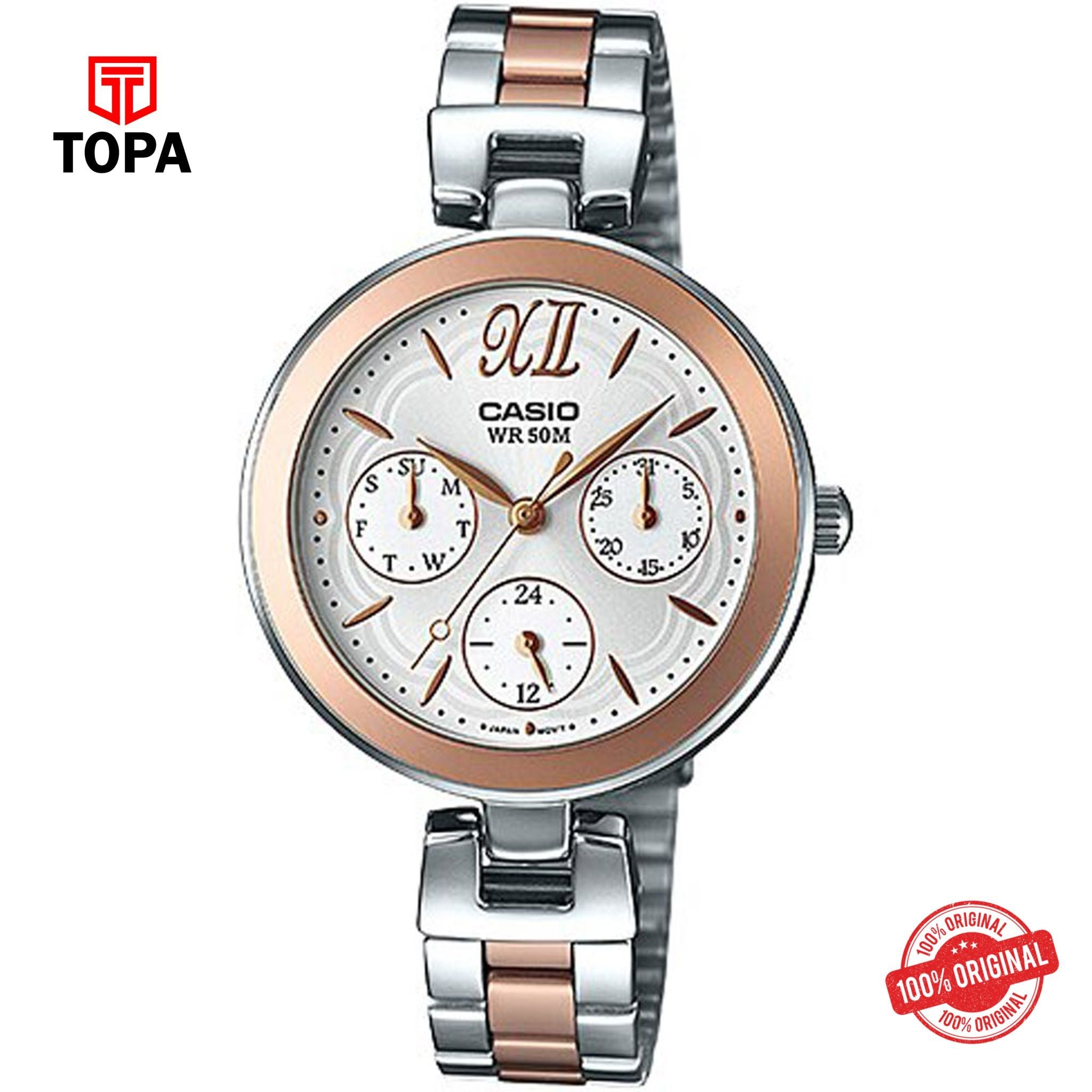 Casio LTP-E407BPG-7AV Quartz Analog Women's Watch