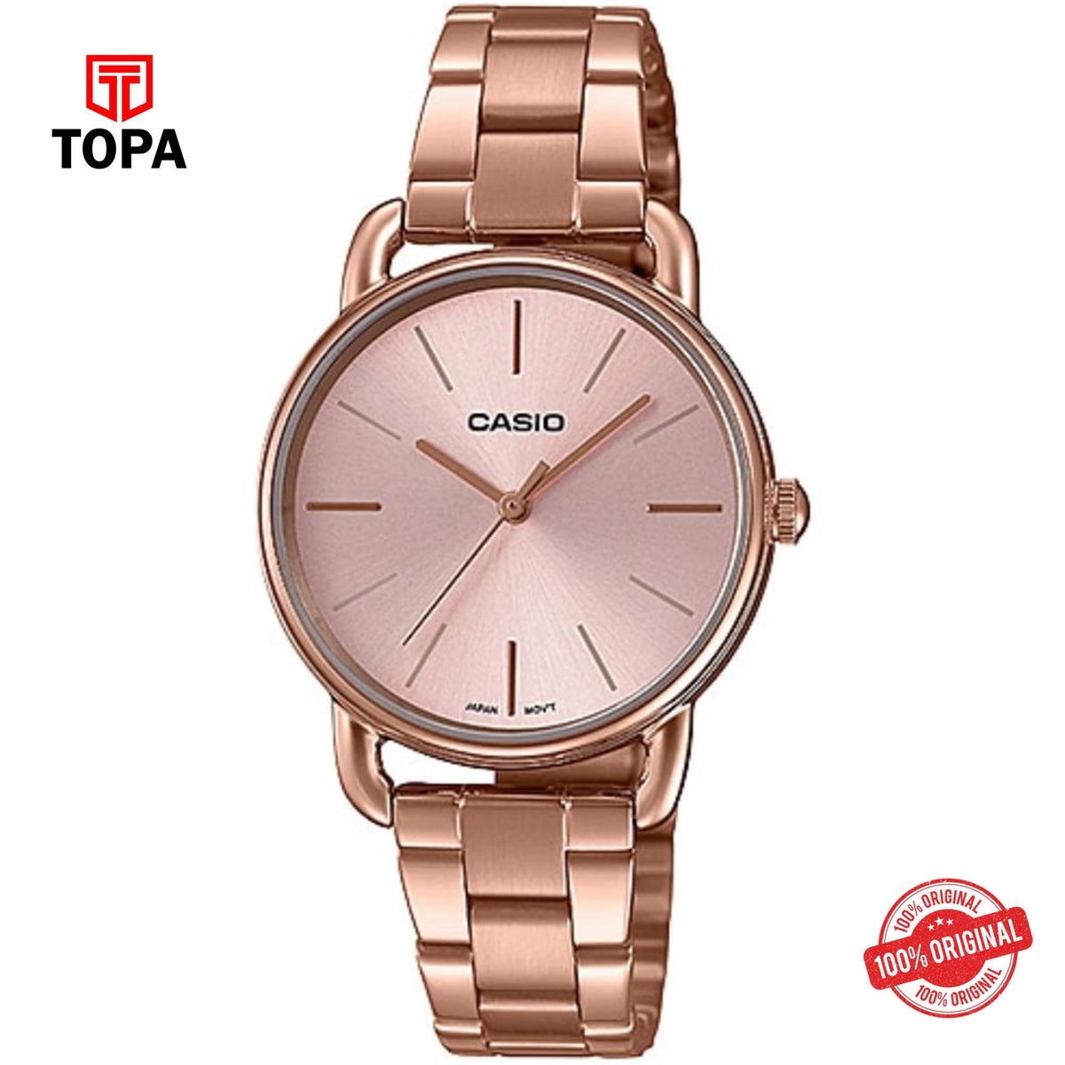 Casio LTP-E412PG-4A Quartz Analog Women's Watch
