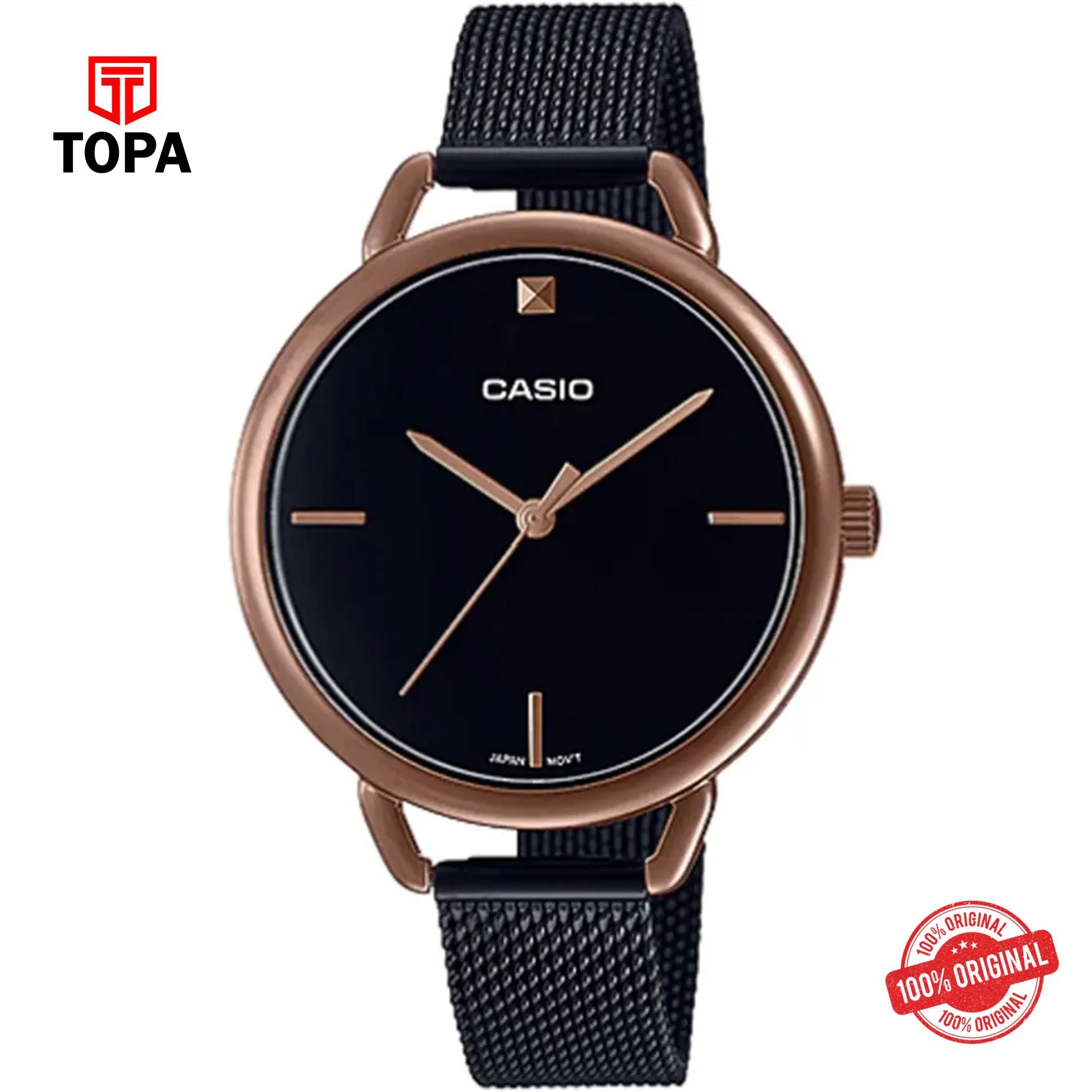 Casio LTP-E413MBR-1C Quartz Analog Women's Watch