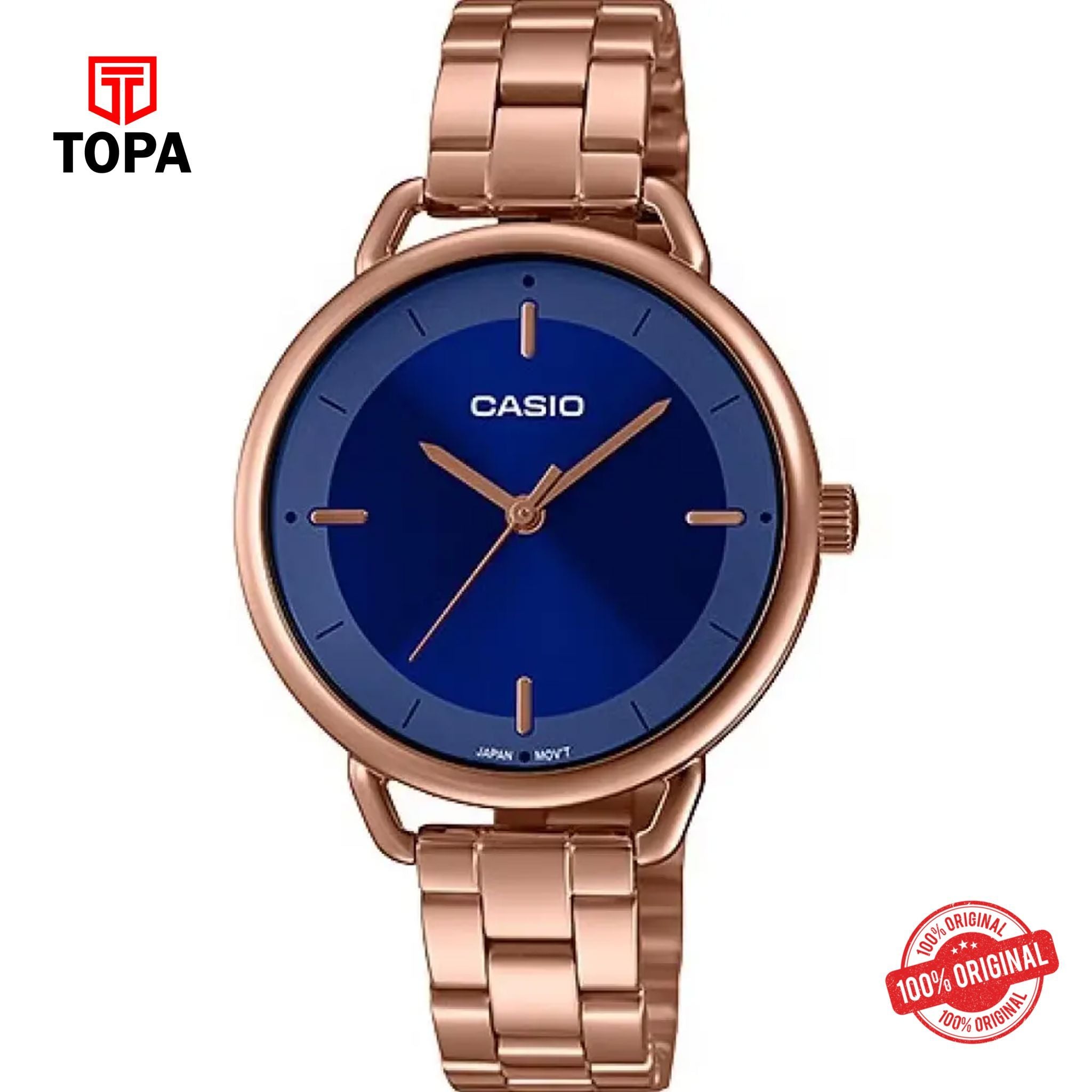 Casio LTP-E413PG-2A Quartz Analog Women's Watch